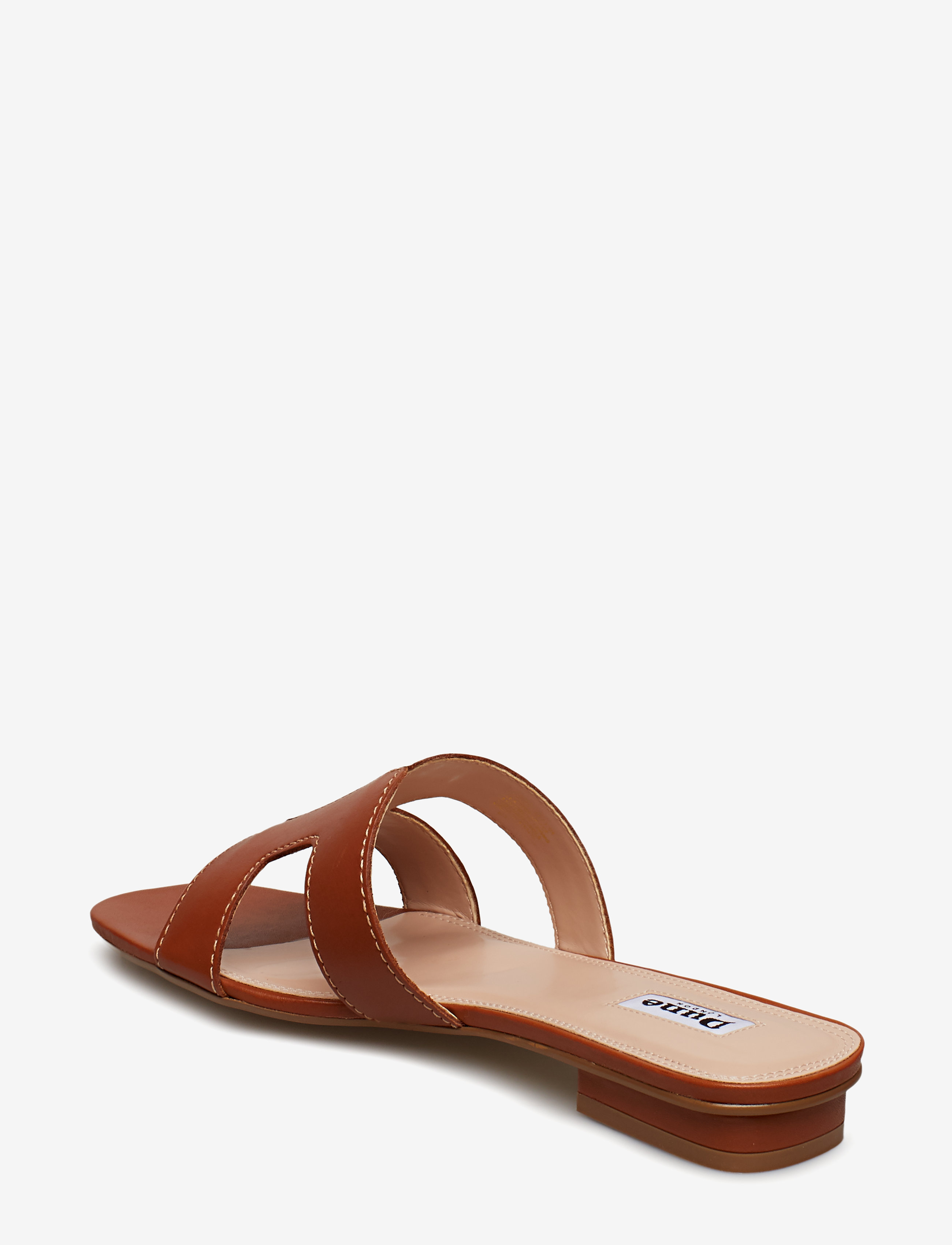 Dune London - loupe - platta mules - tan-leather - 2
