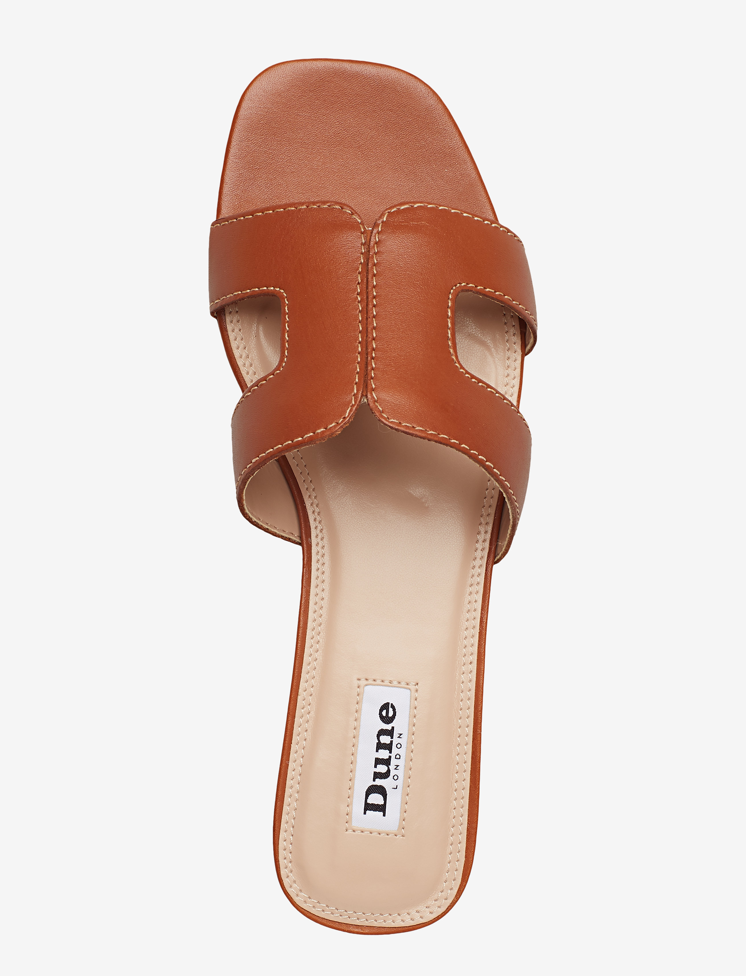 Dune London - loupe - platta mules - tan-leather - 3