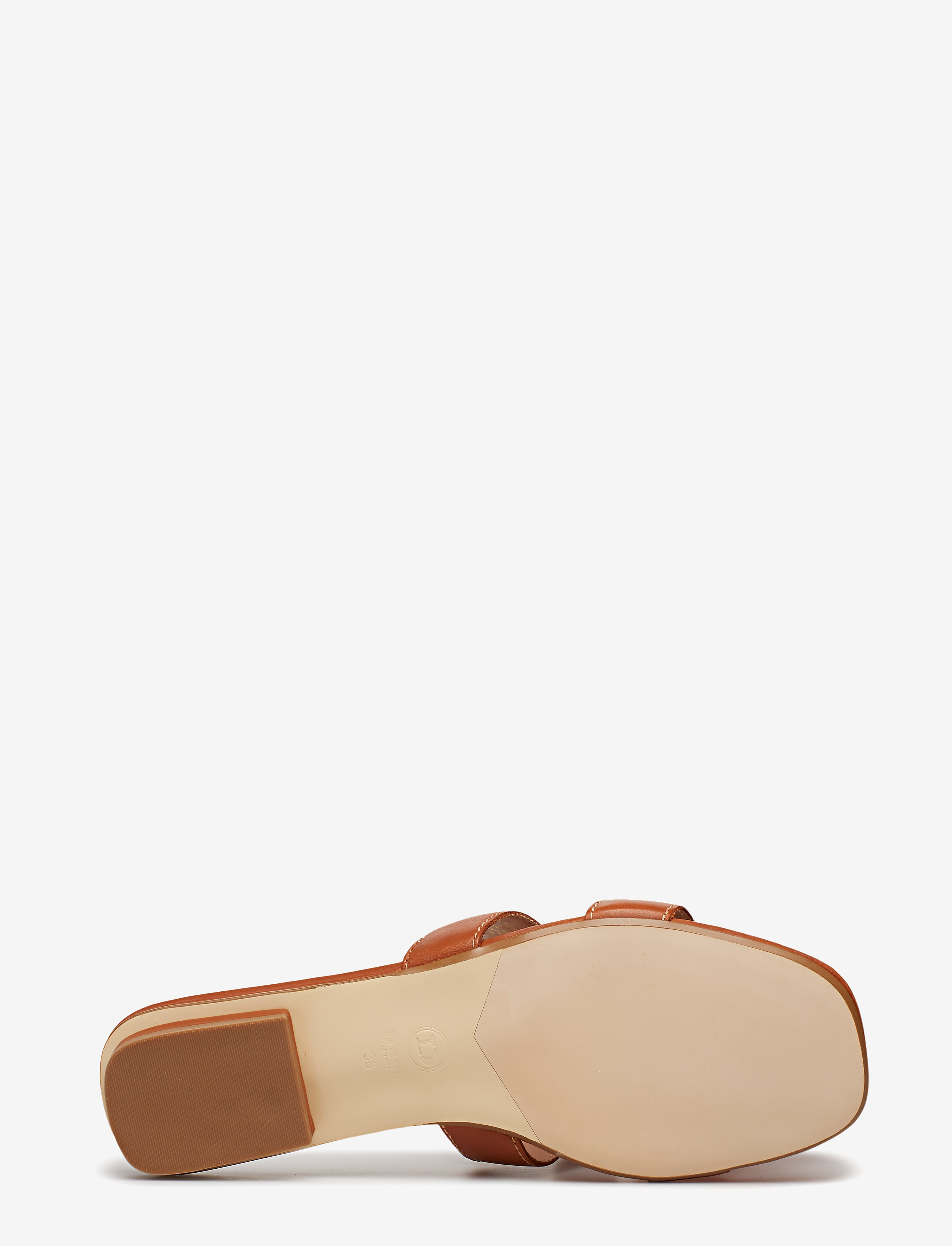 Dune London - loupe - platta mules - tan-leather - 4
