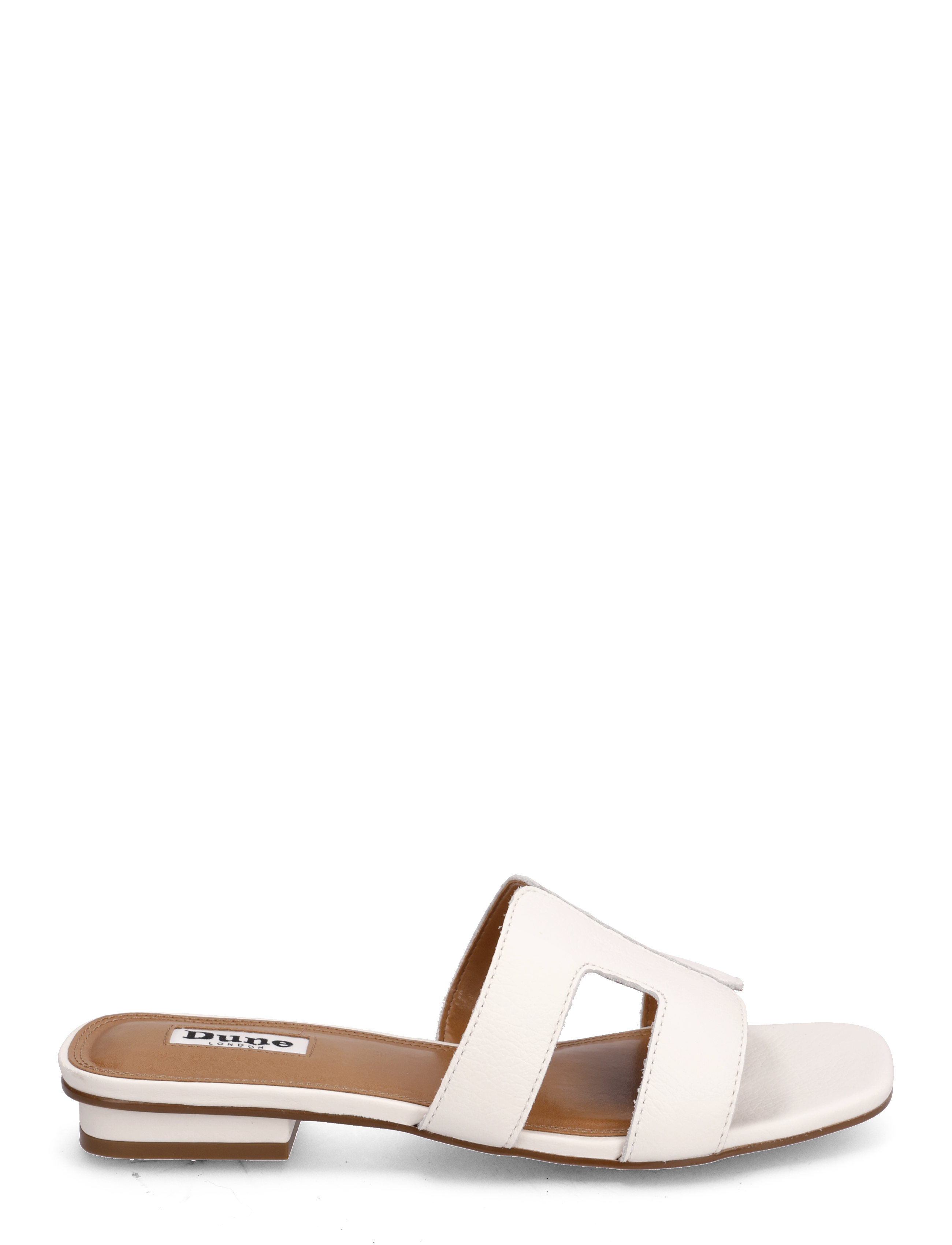Dune London - loupe - platta mules - white - 1