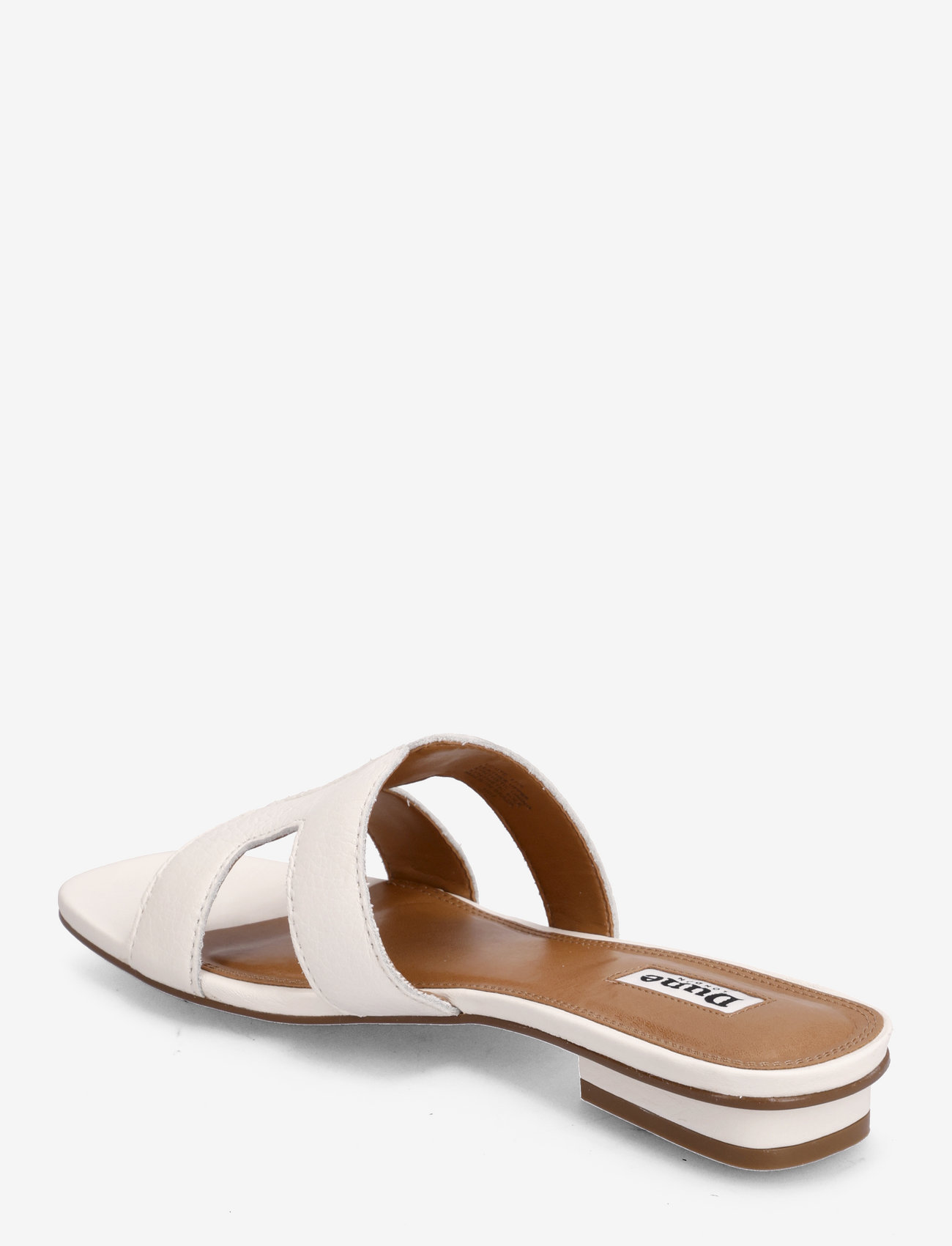 Dune London - loupe - flatbotna mules - white - 2