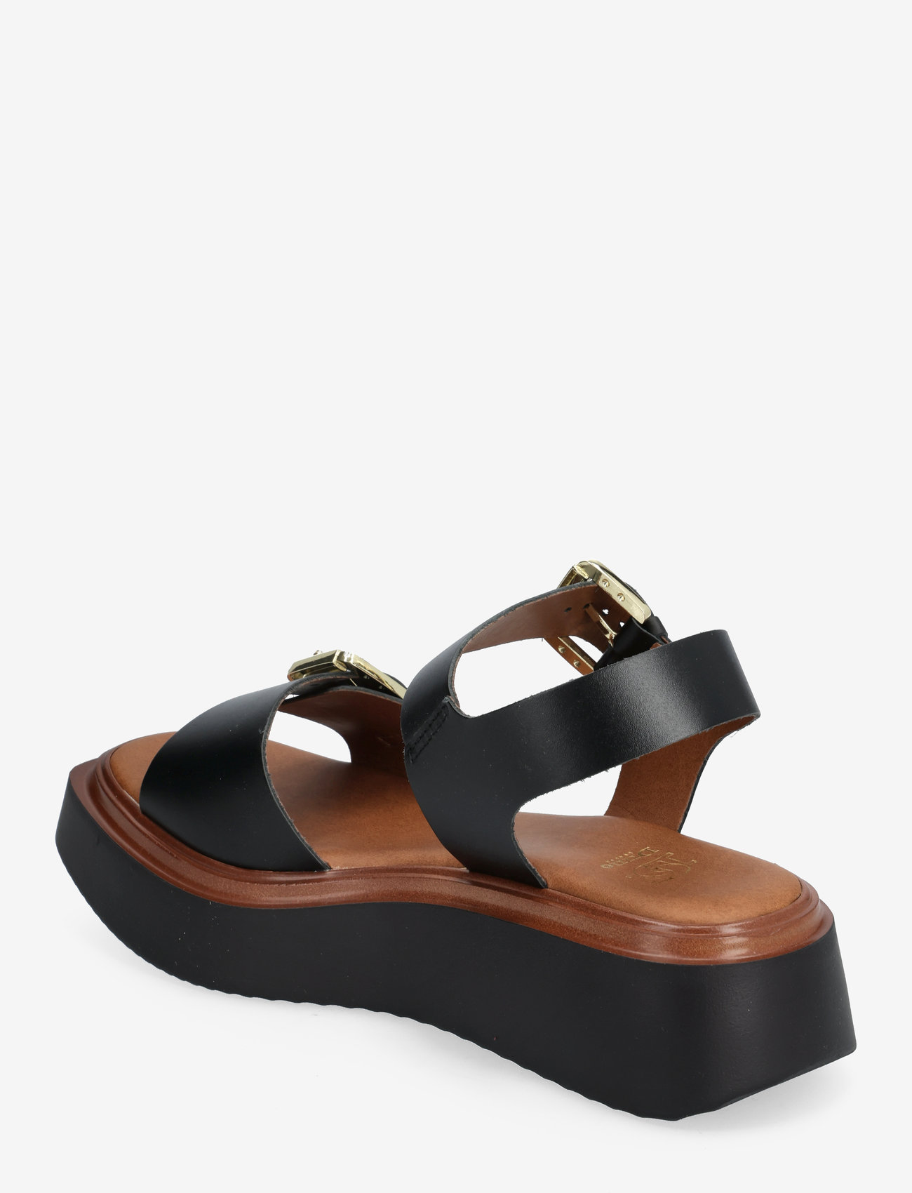 Dune London - loells - platta sandaler - black - 2