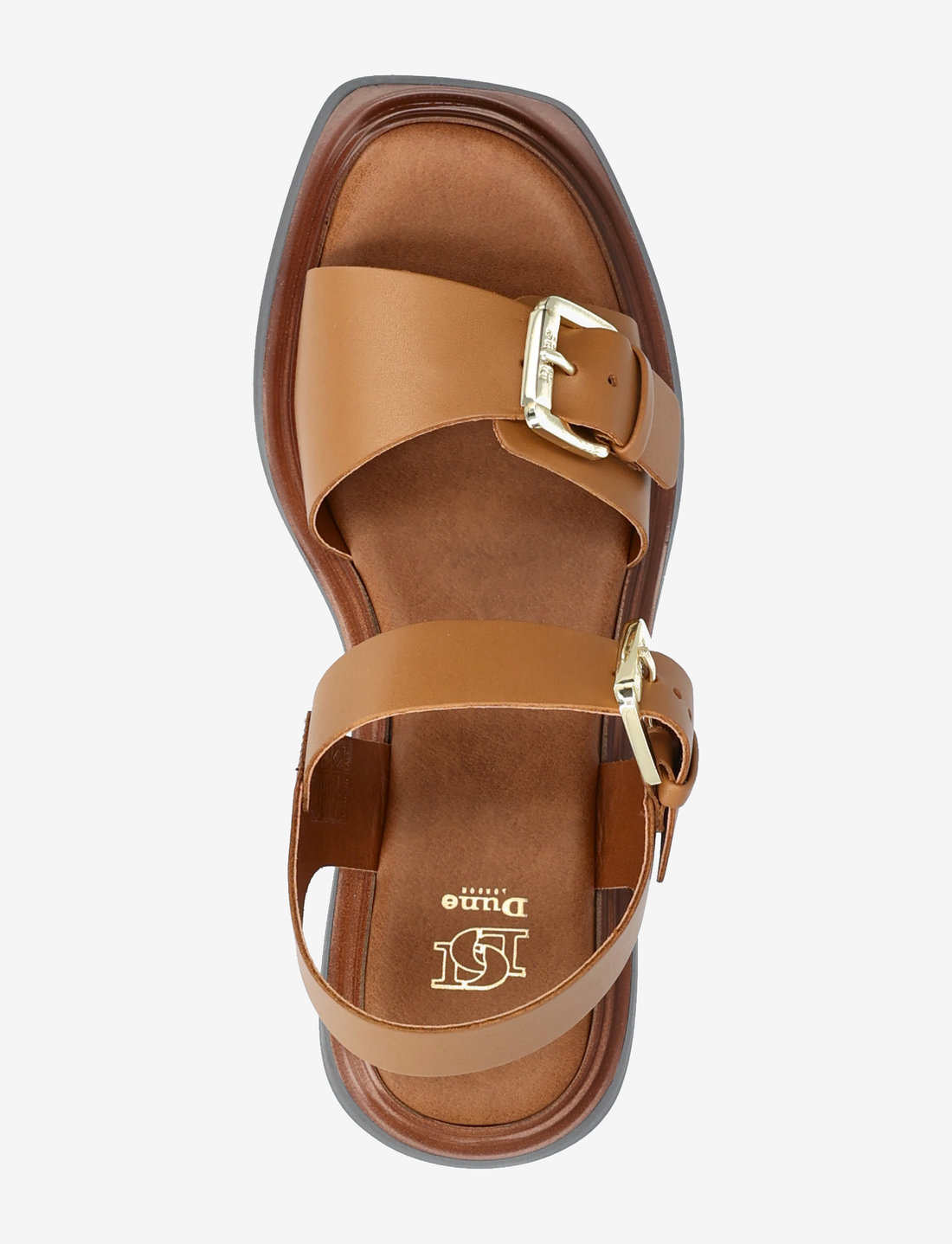 Dune tan flat 2024 sandals