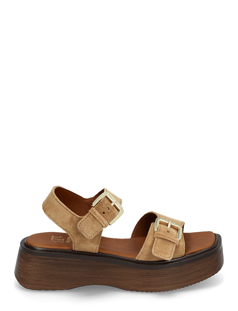 Dune London - luno - plateau-sandalen - sand - 1
