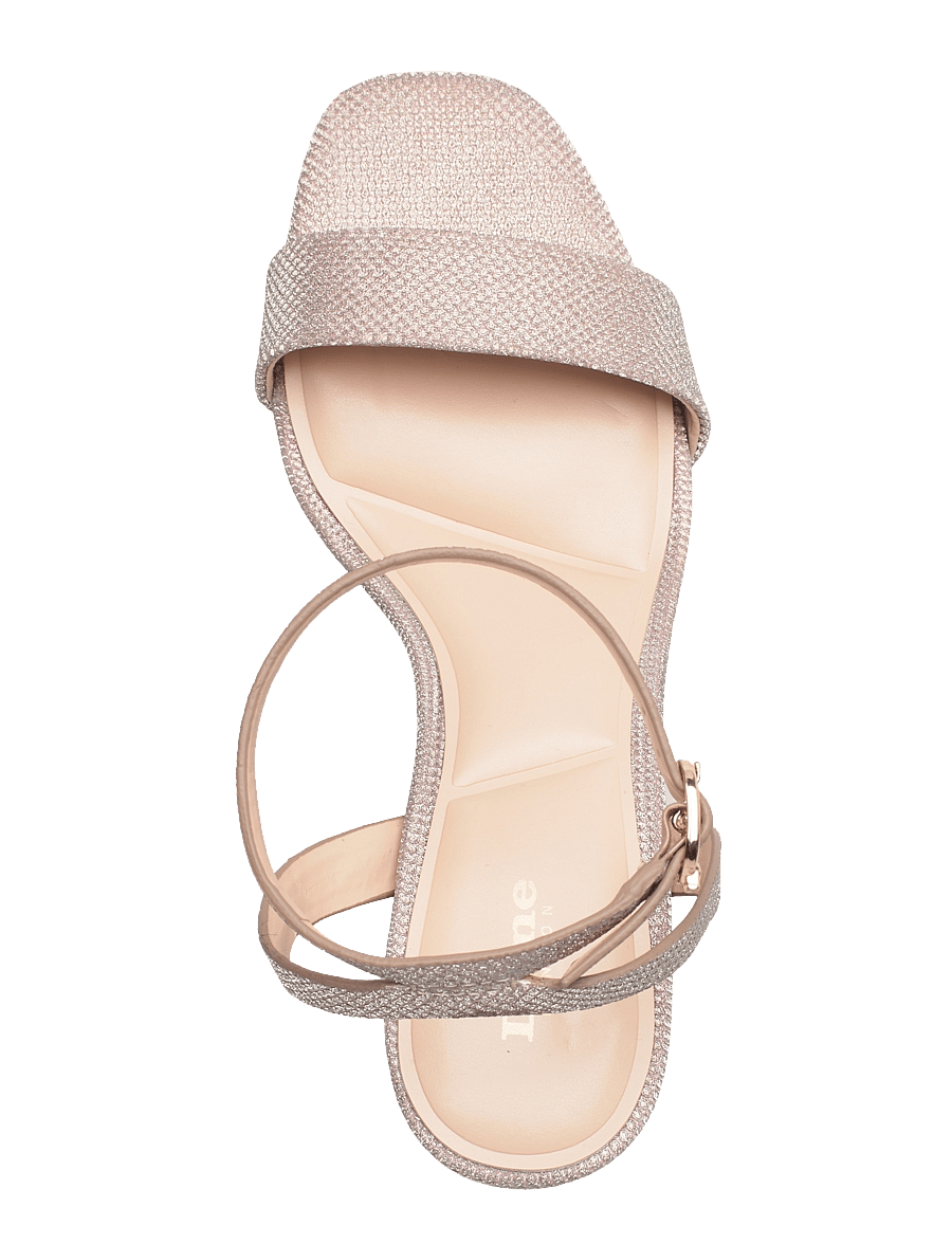 Dune London - melini - heeled sandals - rose gold - 3