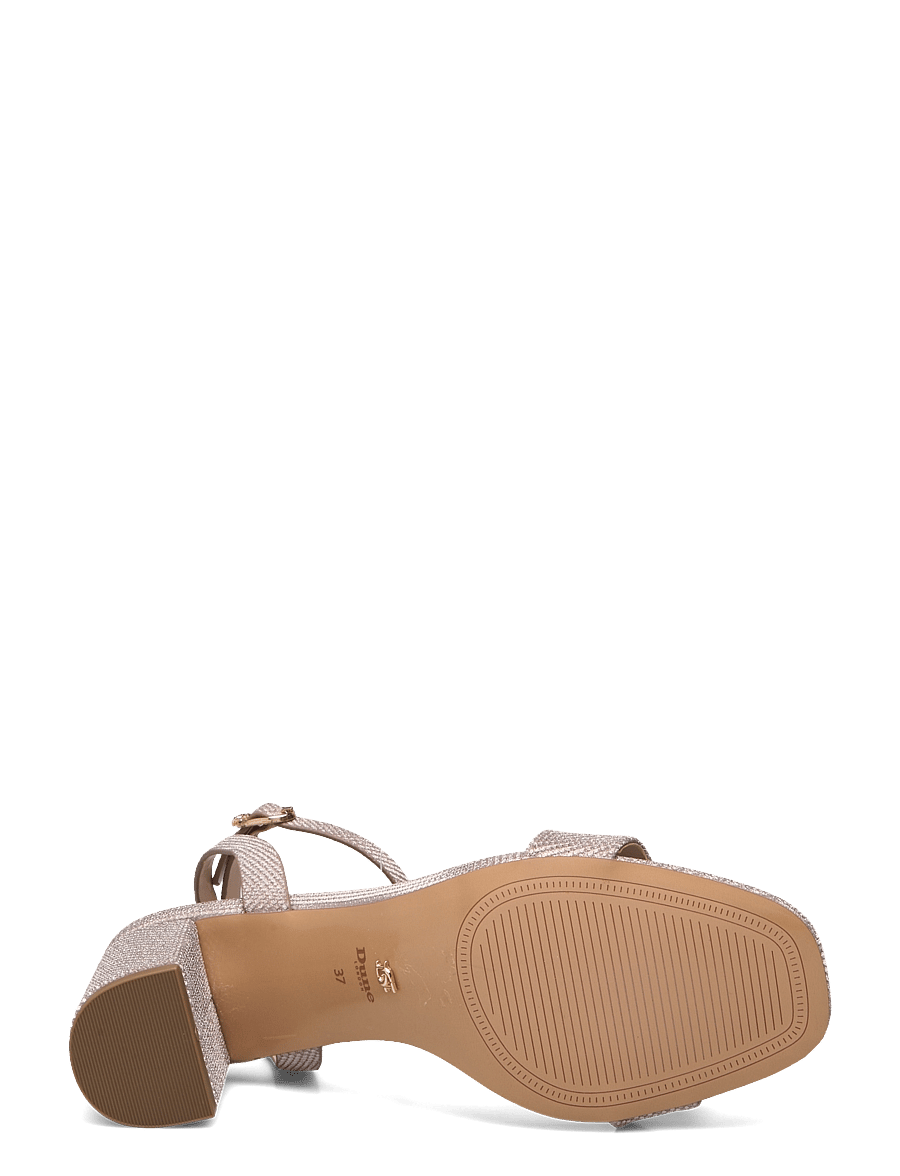 Dune London - melini - heeled sandals - rose gold - 4
