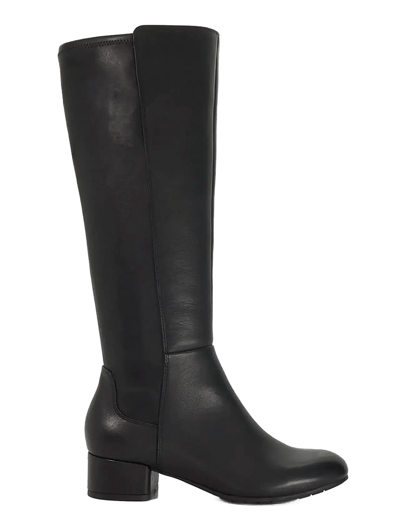 Dune London - tayla - knähöga stövlar - black - 2