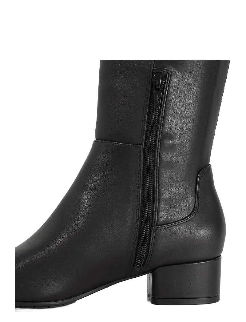 Dune London - tayla - knähöga stövlar - black - 5