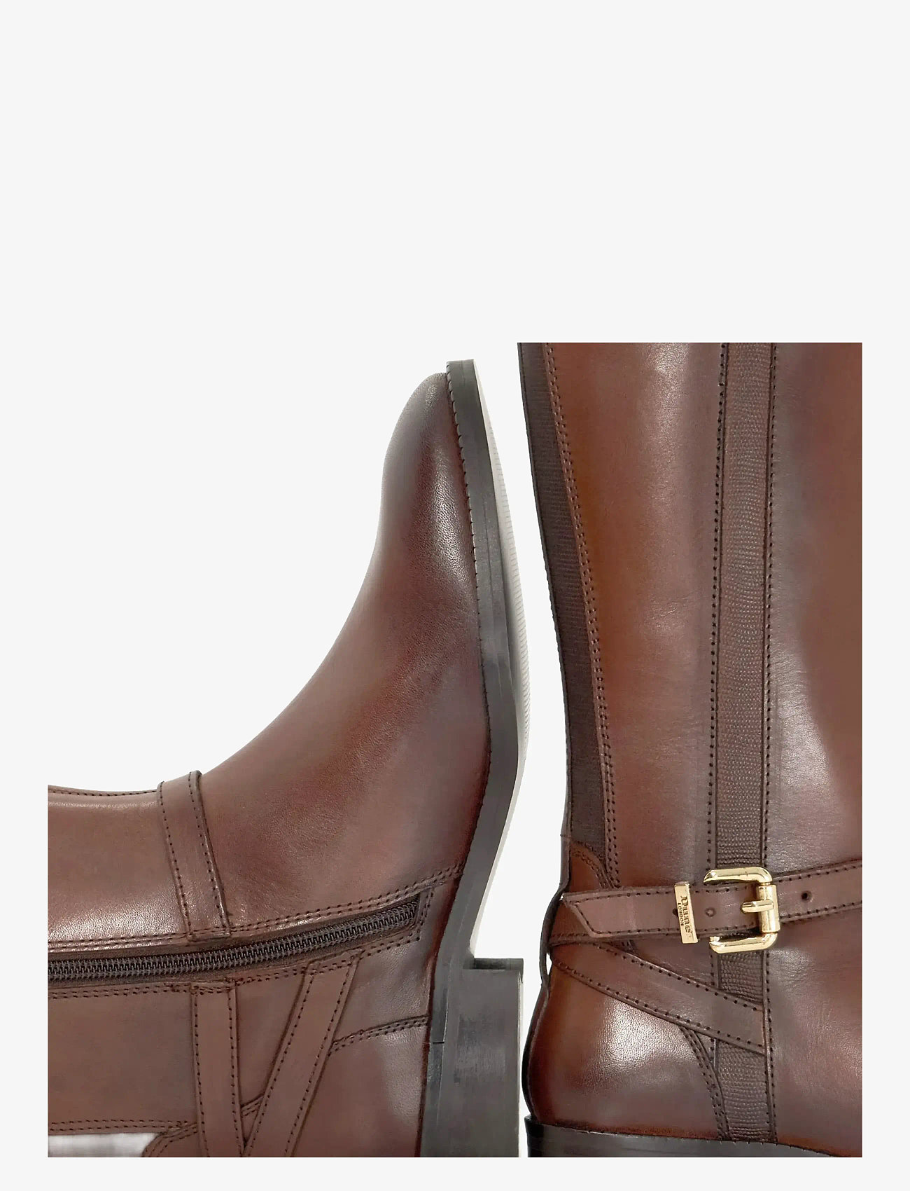 Dune London - tillies - knähöga stövlar - brown - 4