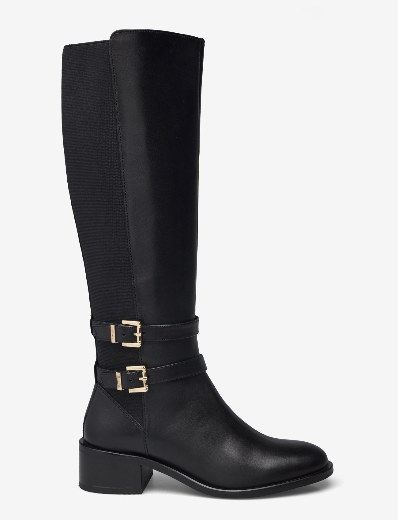 Dune London - tatter - knee high boots - black - 1