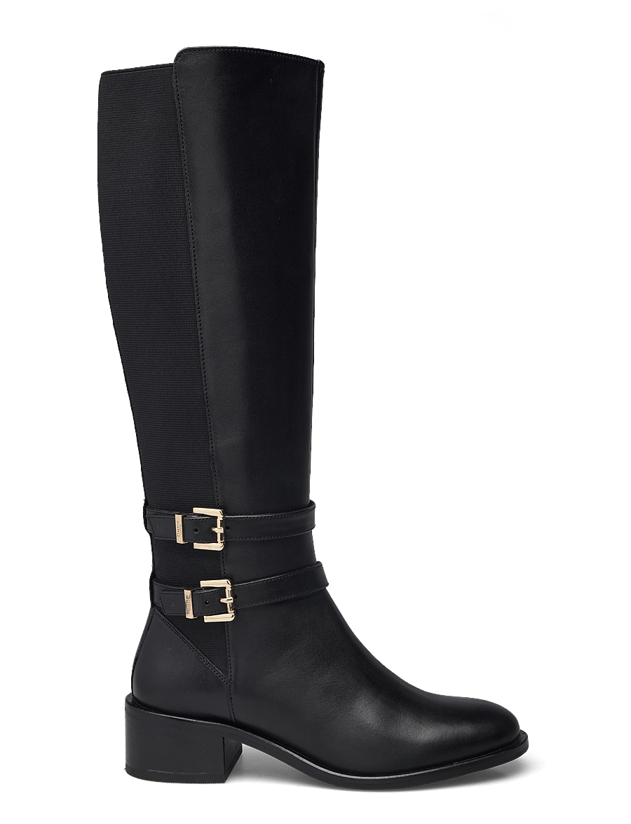 Dune London - tatter - kniehohe stiefel - black - 1