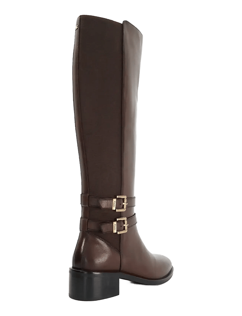 Dune London - tatter - knähöga stövlar - brown - 2