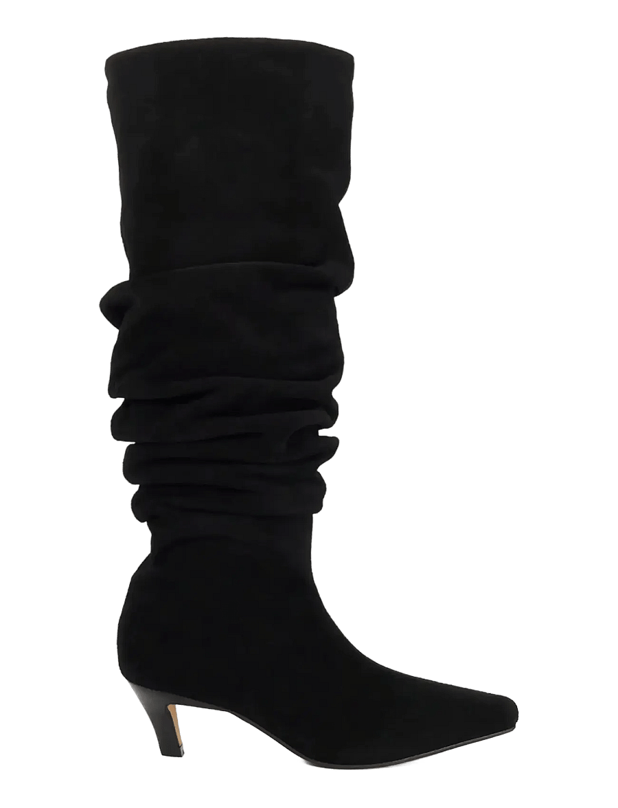 Dune London - saunders - kniehohe stiefel - black - 1