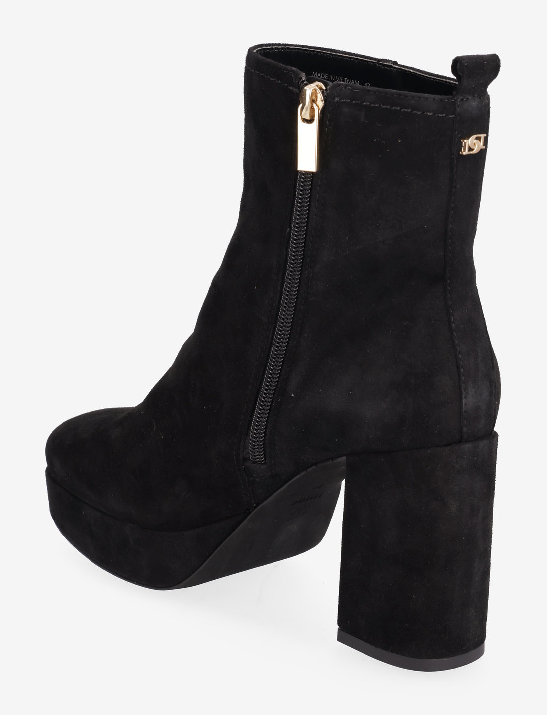 Dune black sales suede ankle boots