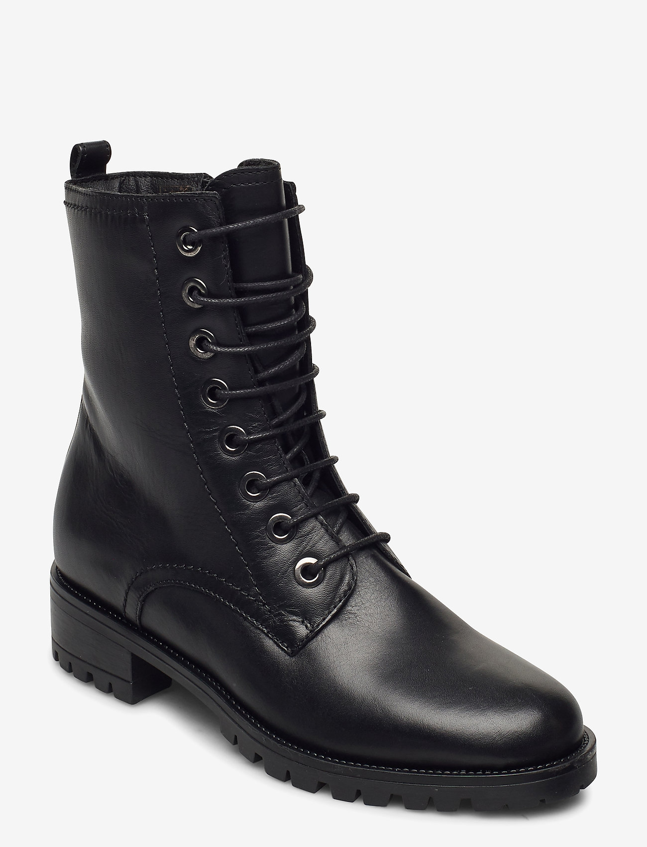 Dune London - PRESTONE - laced boots - black leather - 0