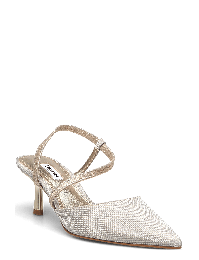 Dune London - citrus - högklackade slingbacks - gold - 0