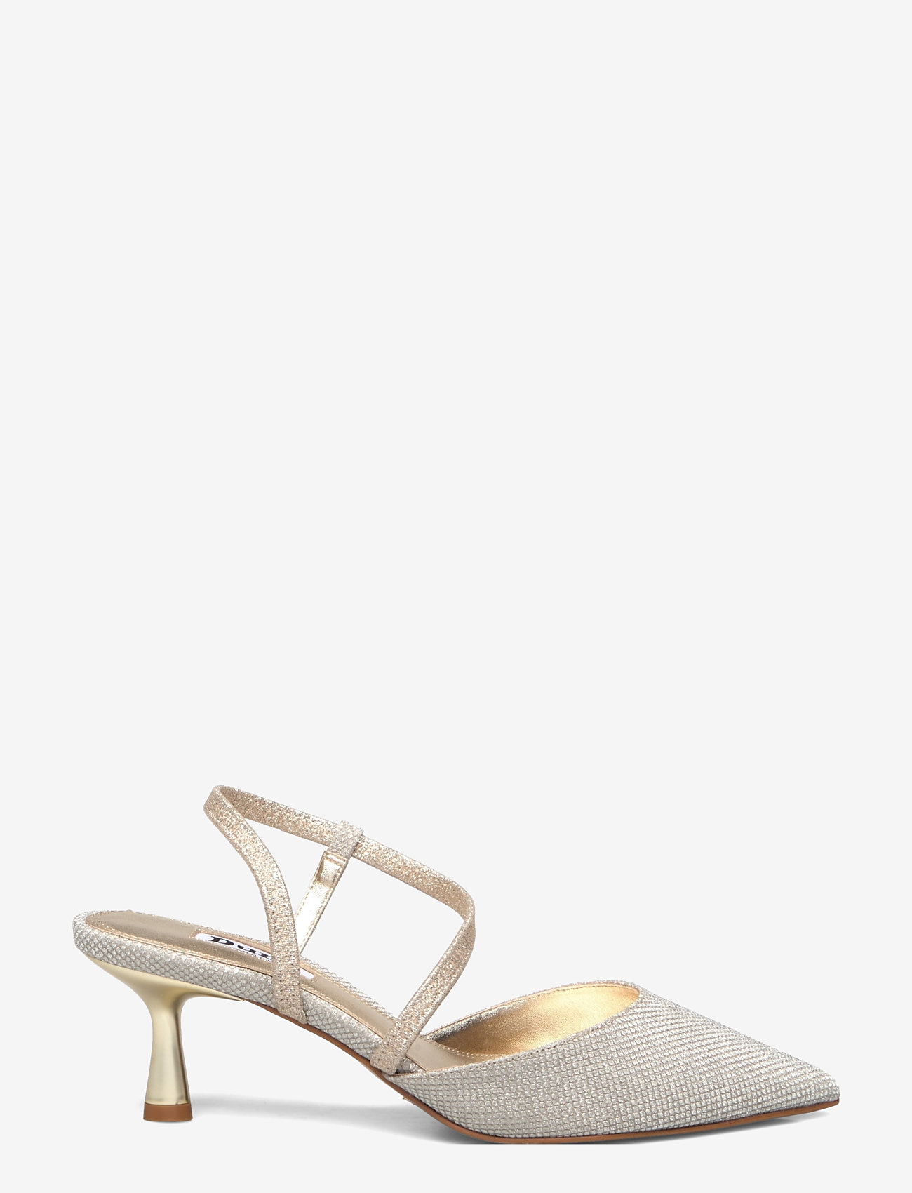 Dune London - citrus - högklackade slingbacks - gold - 1