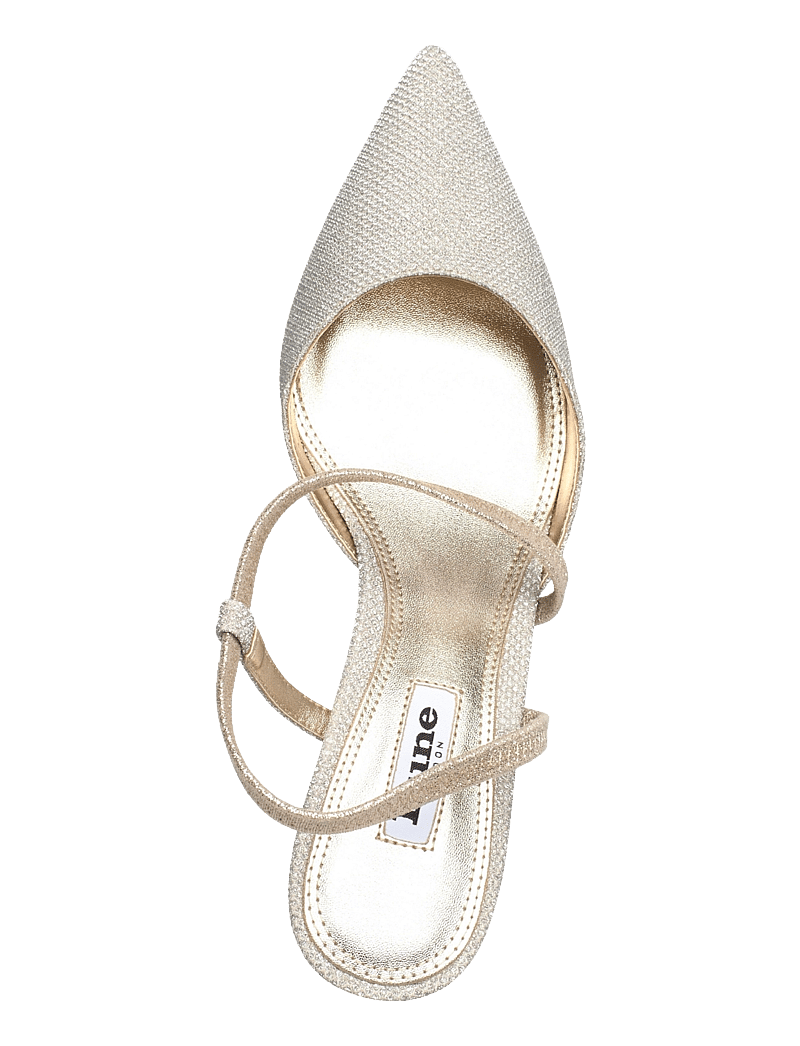 Dune London - citrus - högklackade slingbacks - gold - 3