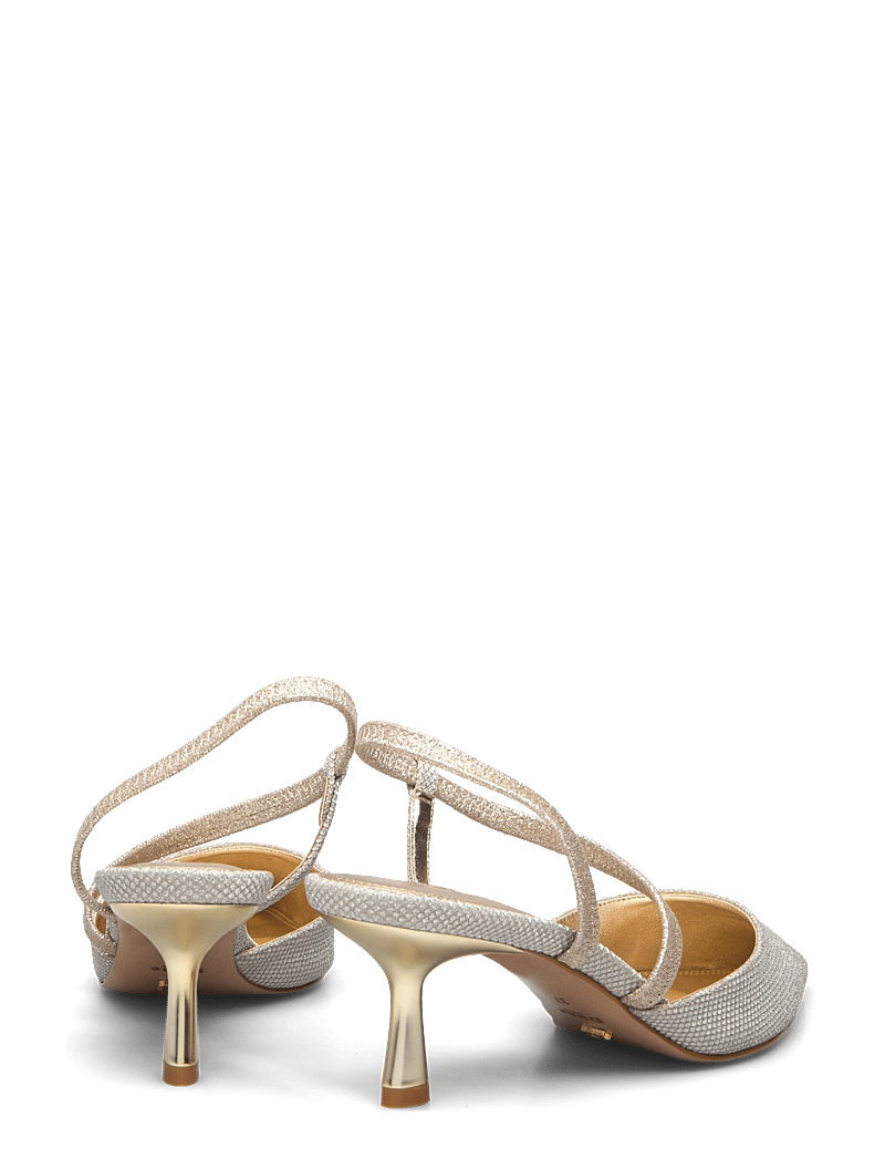 Dune London - citrus - högklackade slingbacks - gold - 4