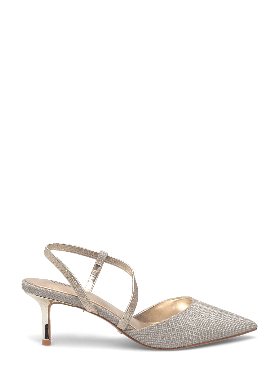 Dune London - charming - slingbacks mit absatz - gold - 1