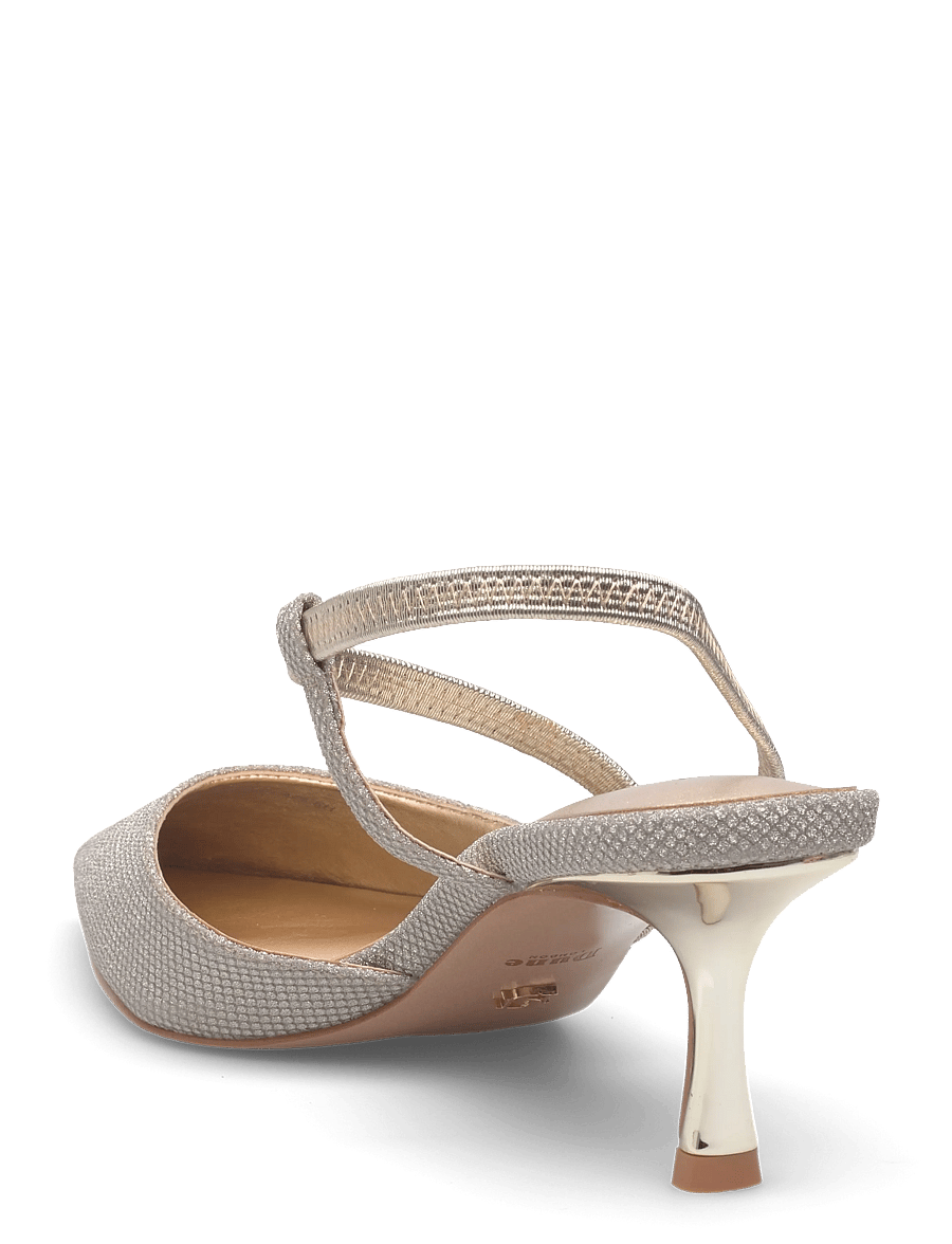 Dune London - charming - slingbacks mit absatz - gold - 2