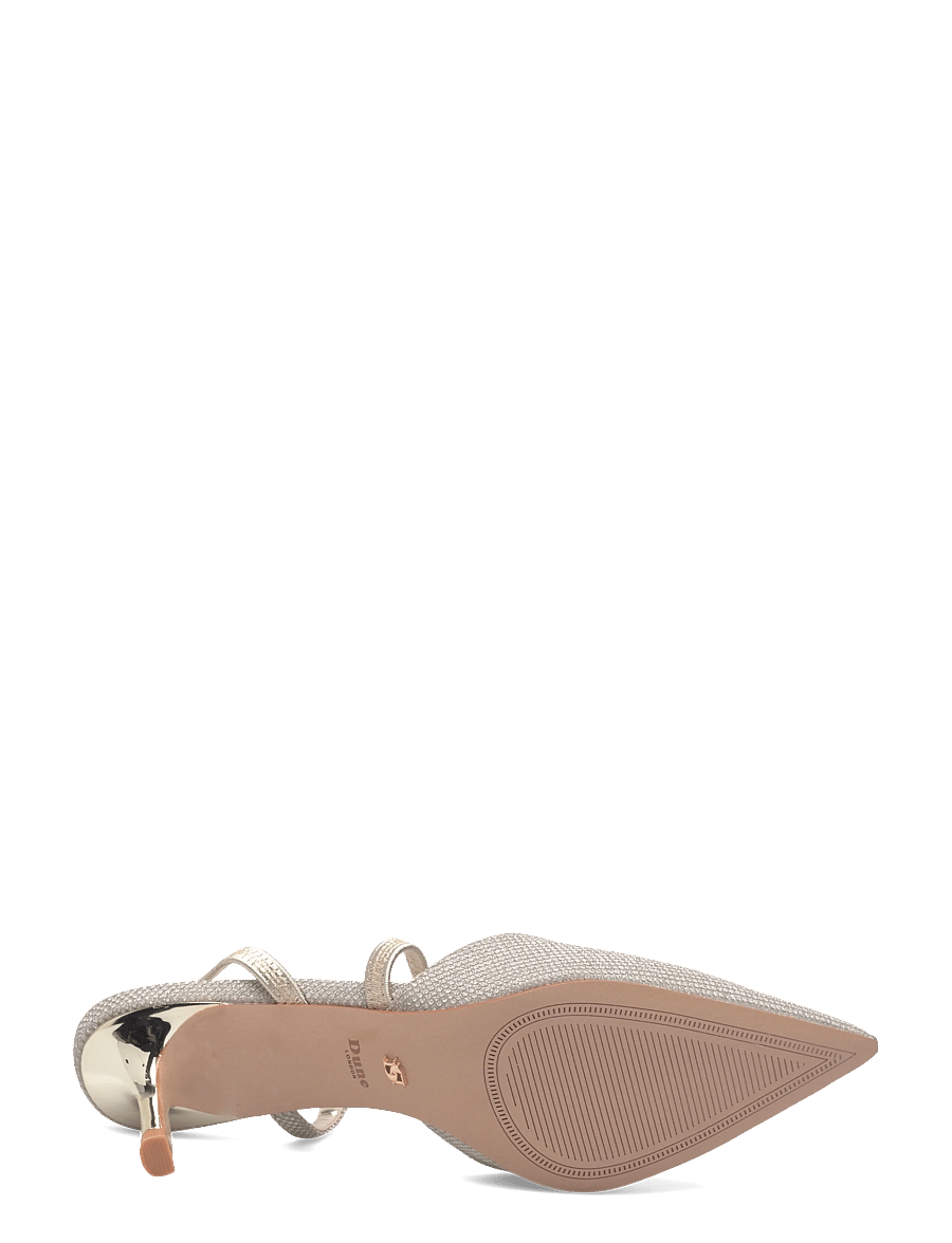 Dune London - charming - slingbacks mit absatz - gold - 4