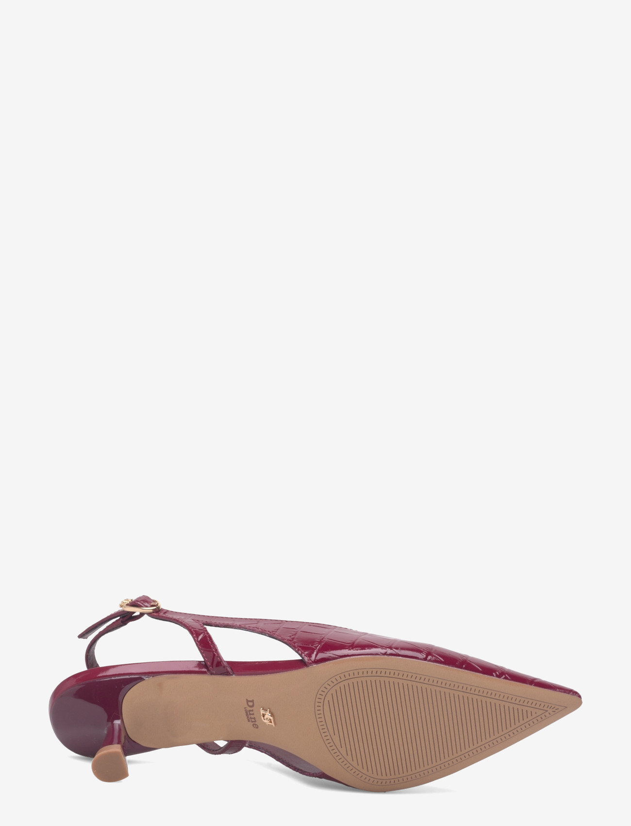 Dune London - cyan - kontsaga slingback-kingad - burgundy - 4