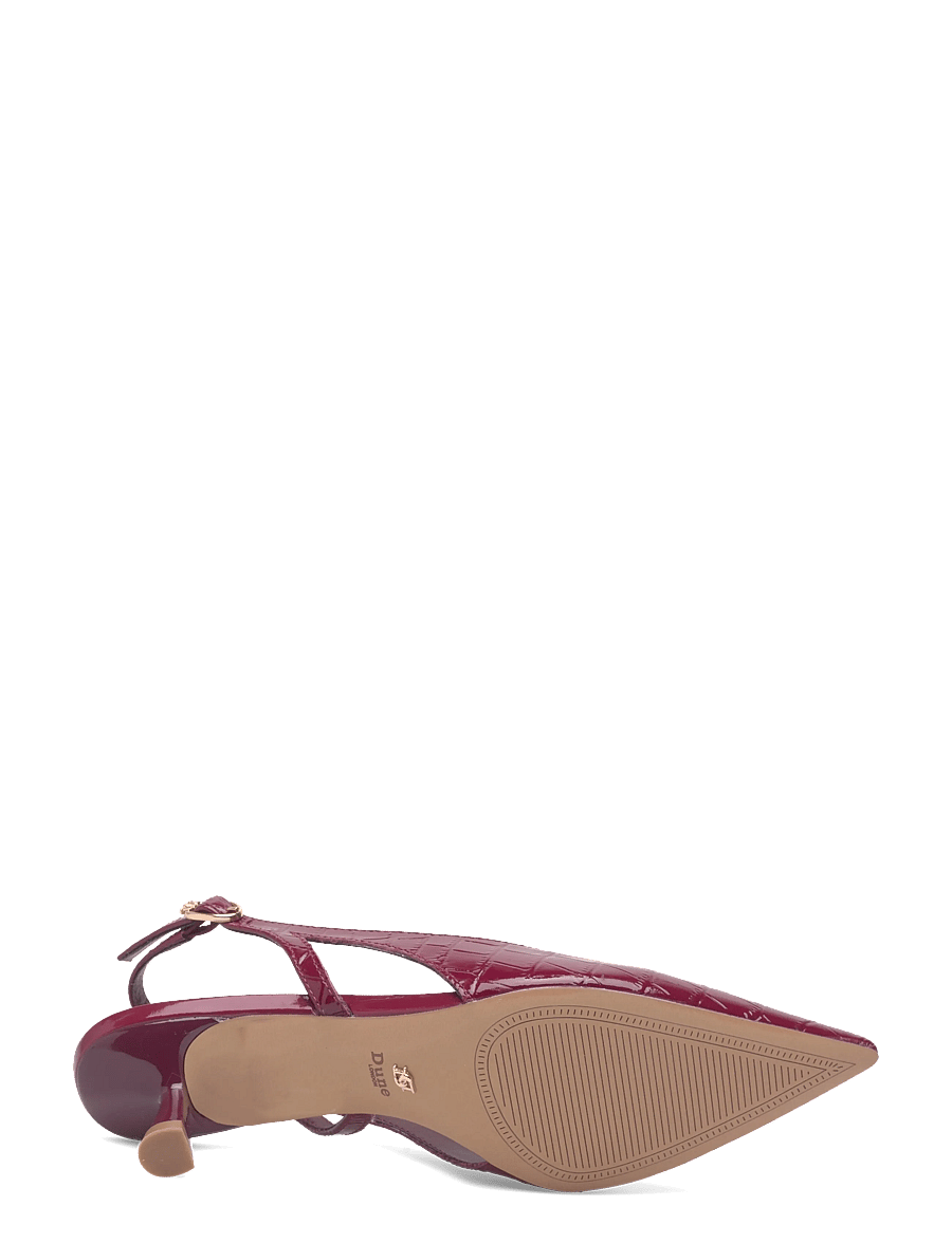 Dune London - cyan - slingbacks mit absatz - burgundy - 4