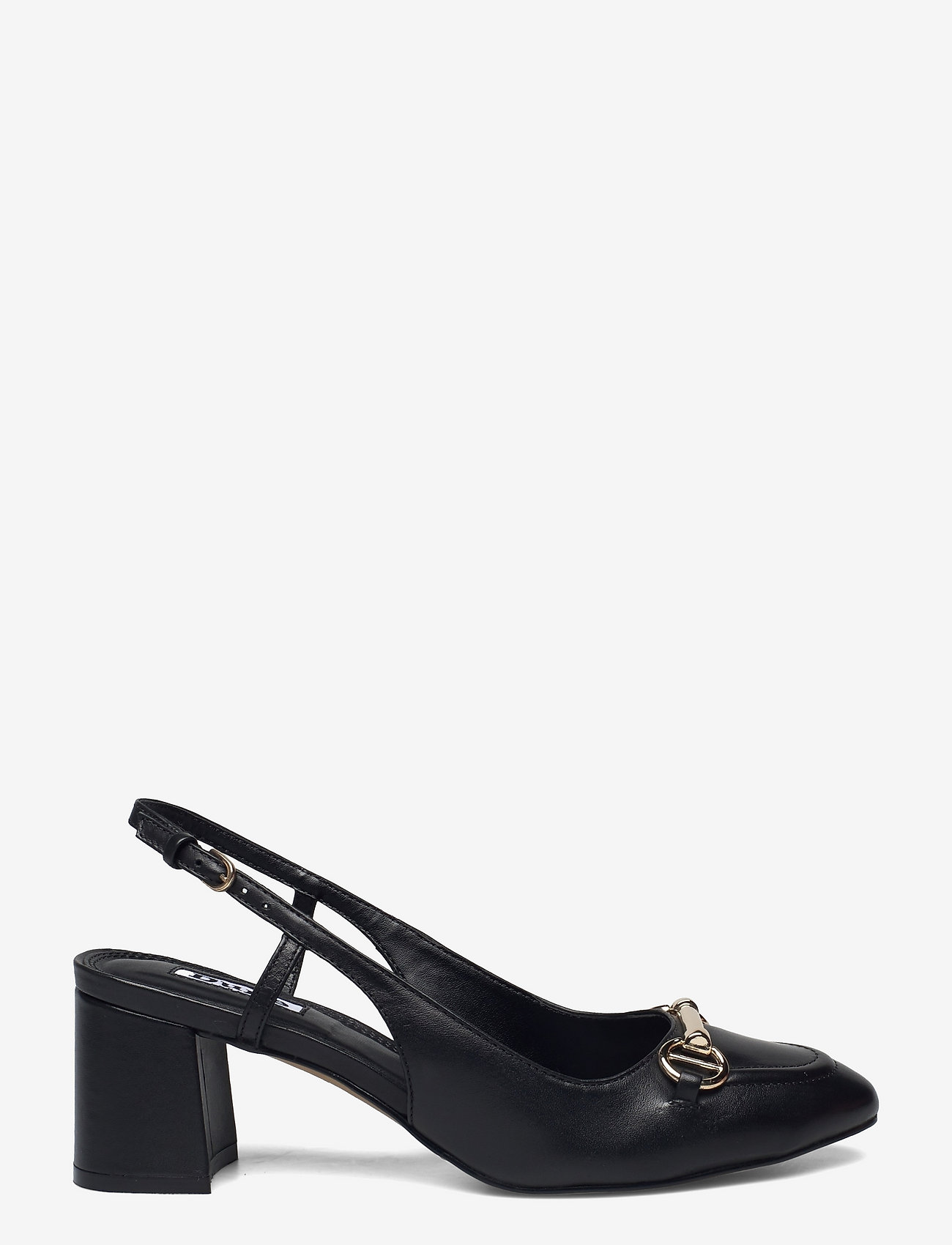 Dune London - cassie - black leather - 1