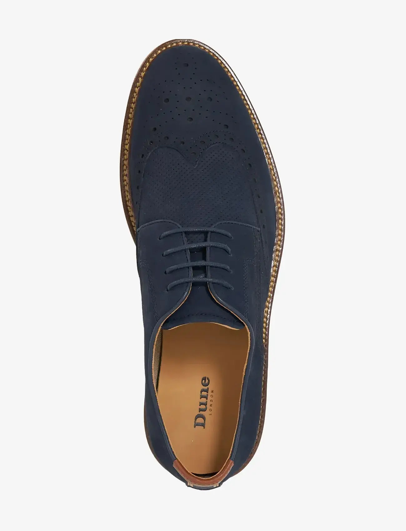 Dune London - BENIDICTUS - oxford sko - blue - 3