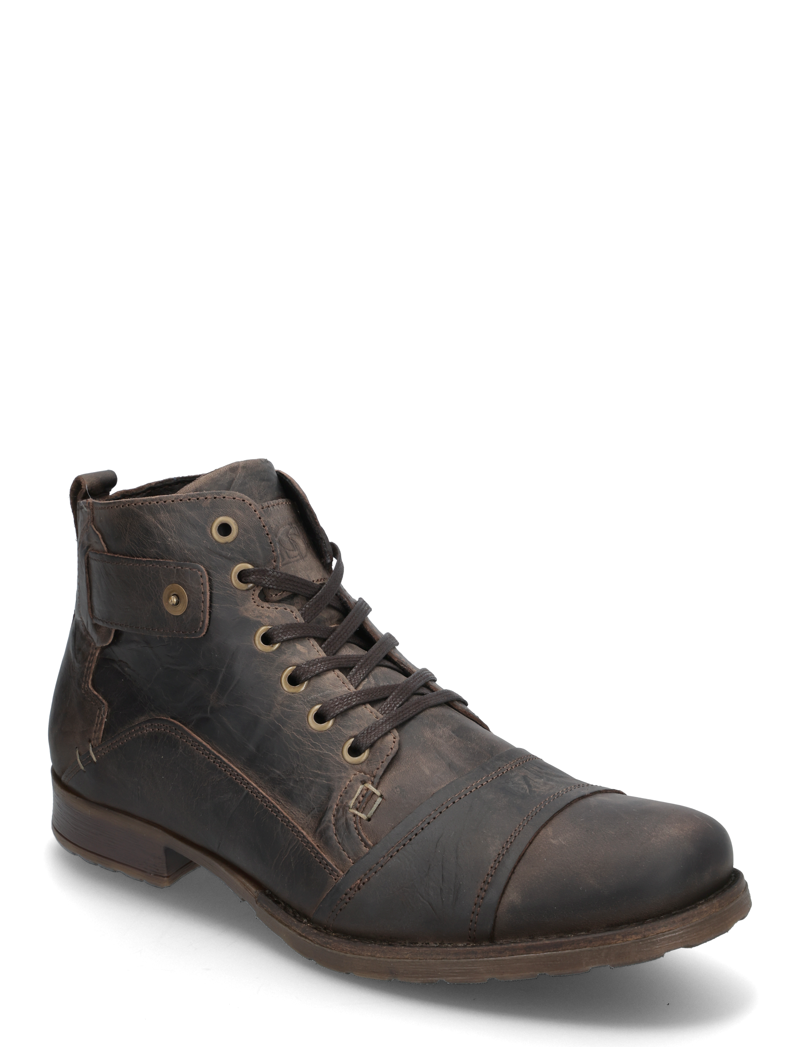 Dune London simon - Schnürboots - DARK BROWN / brown