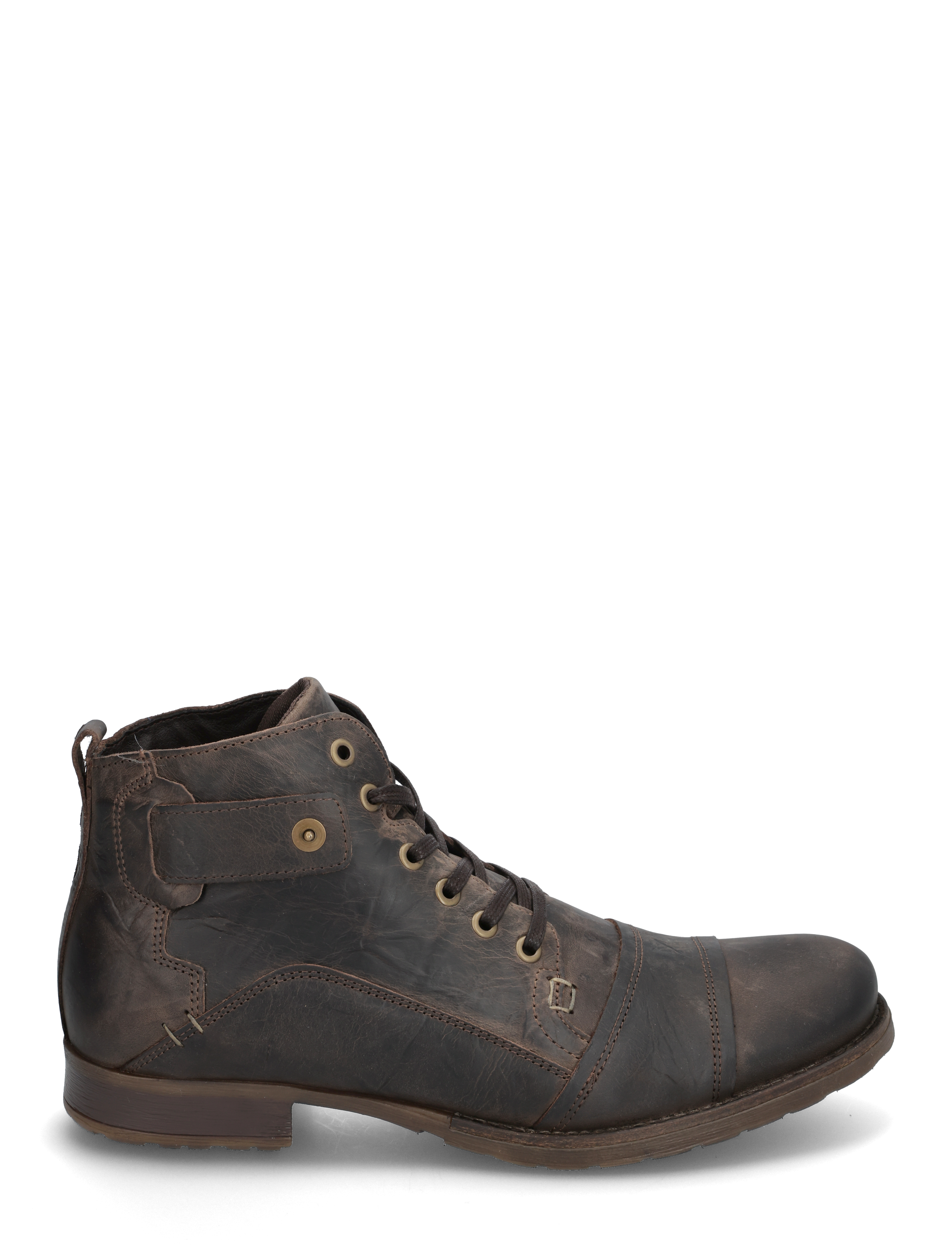 Dune London - simon - støvler med snøre - dark brown - 1