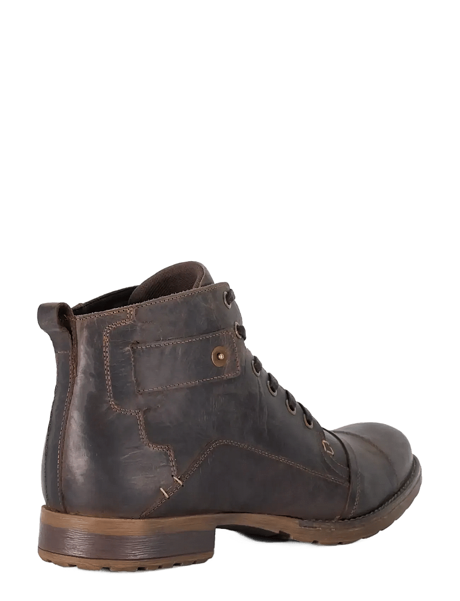 Dune London - SIMON - schnürstiefel - dark brown - 3