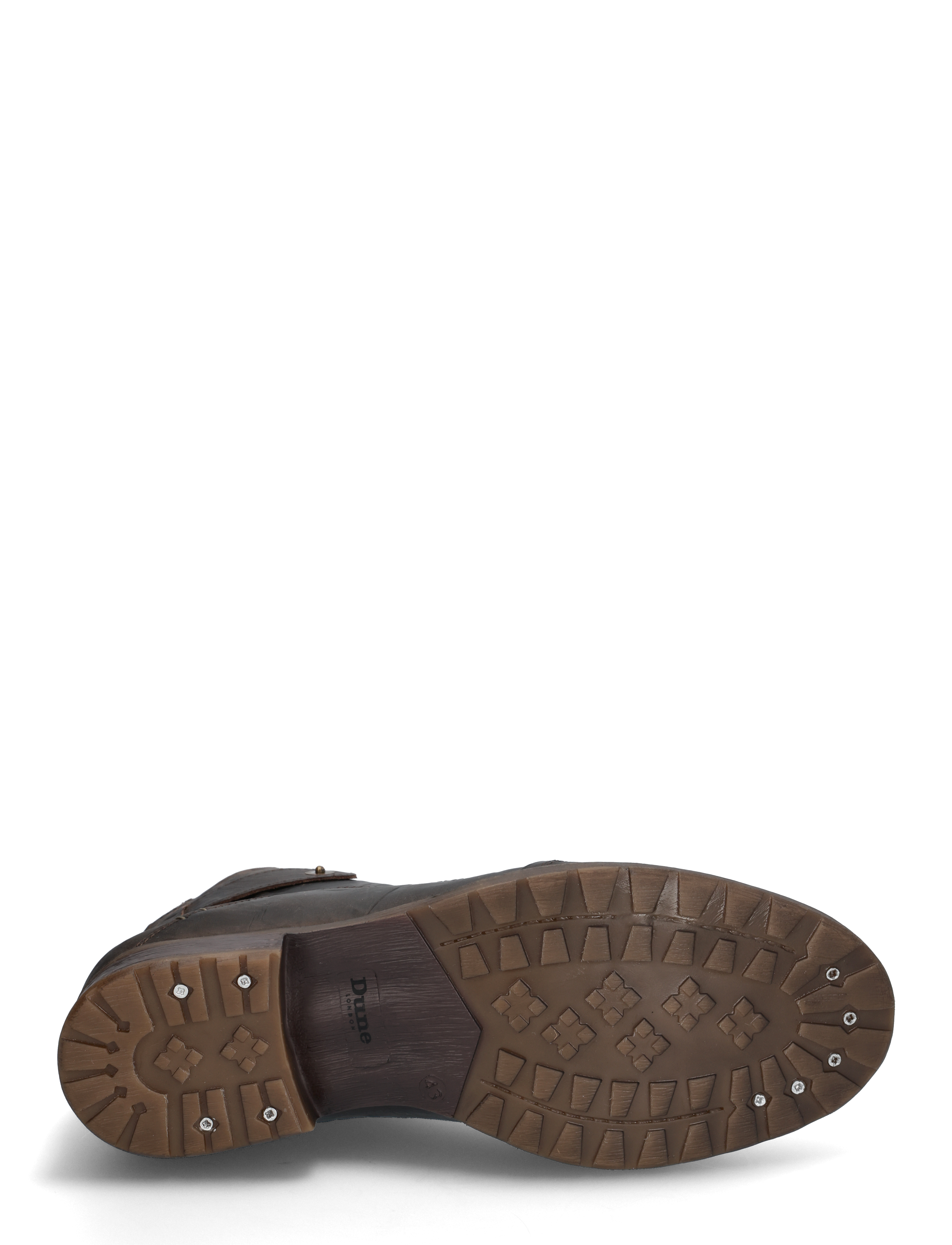 Dune London - simon - støvler med snøre - dark brown - 4