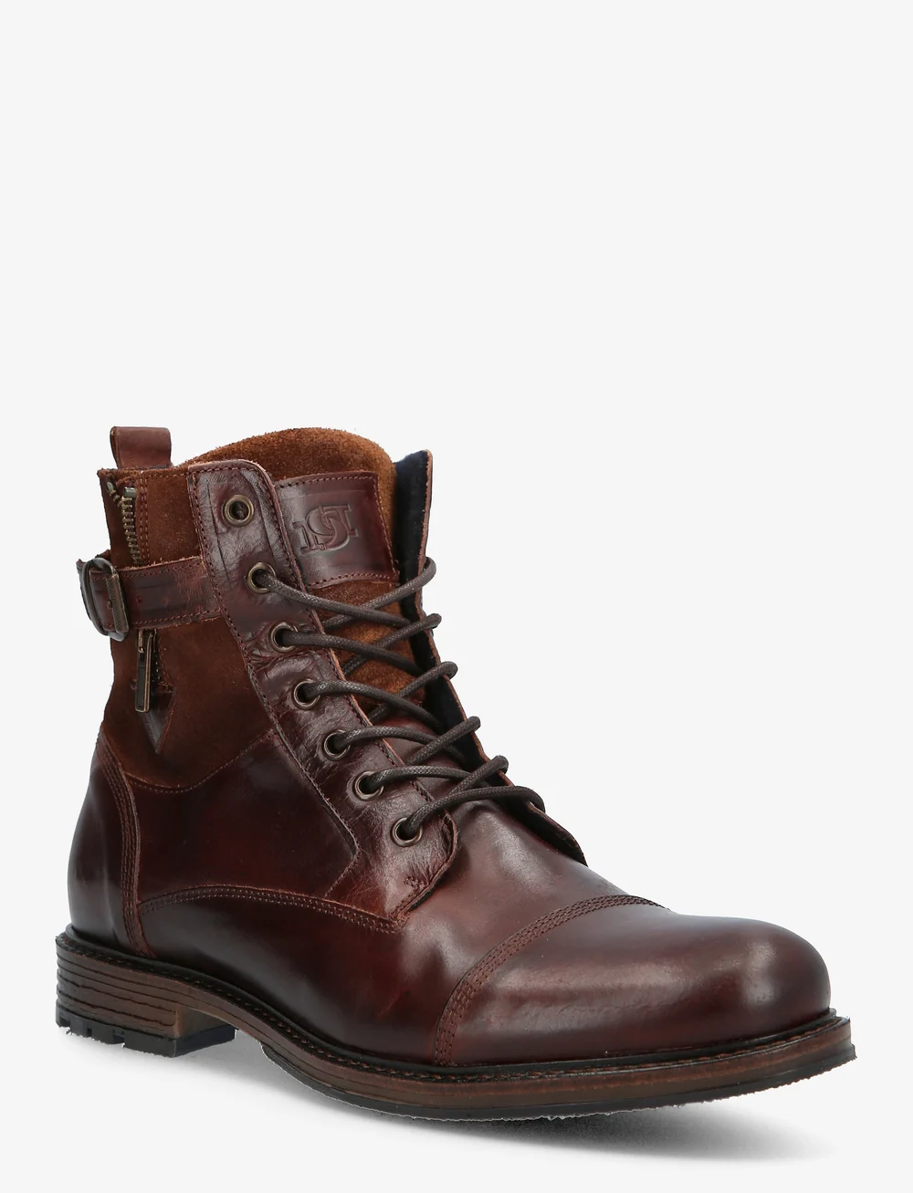 Dune London - CALL - støvler med snøre - brown leather - 0