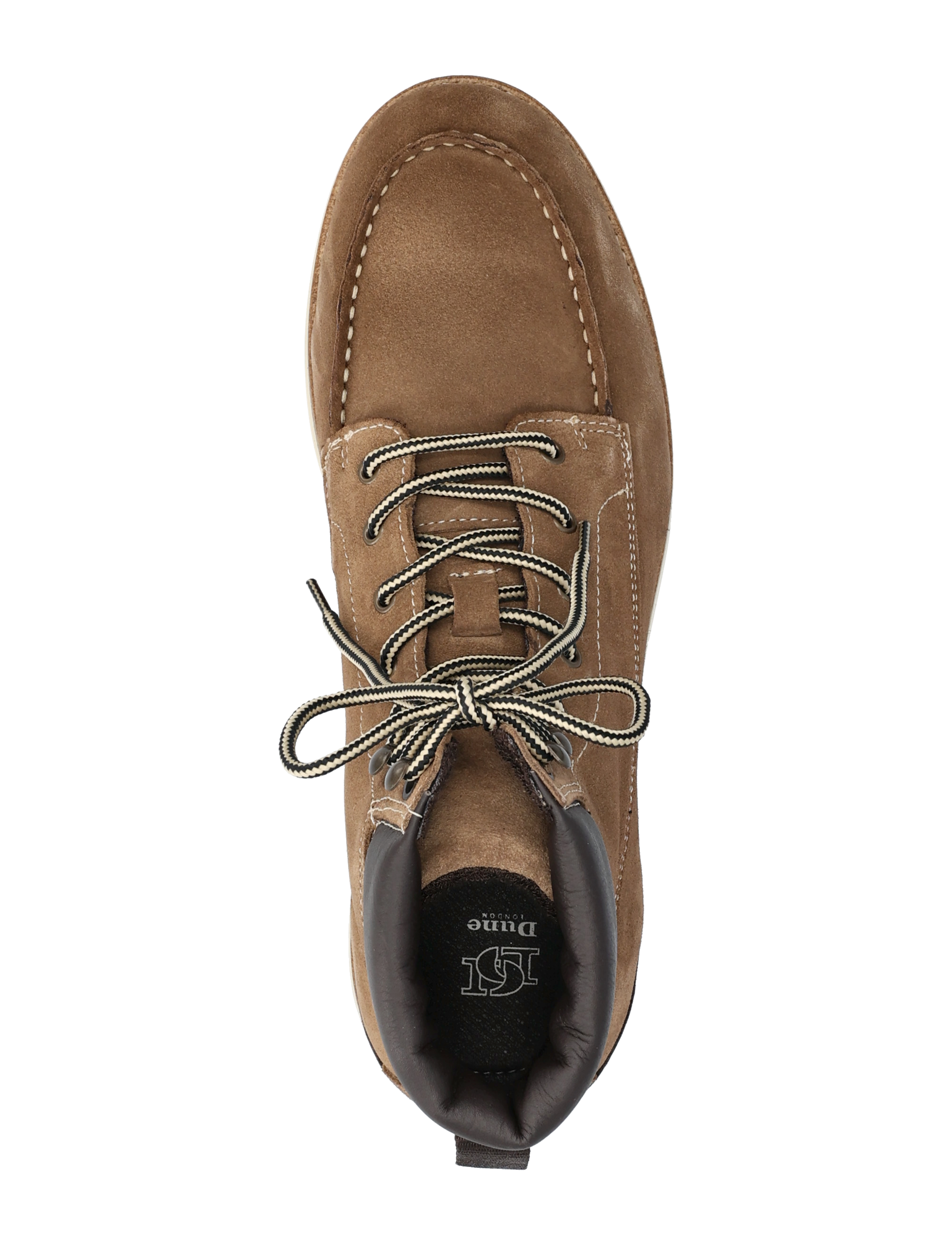 Dune London - cillian - lace ups - taupe - 3