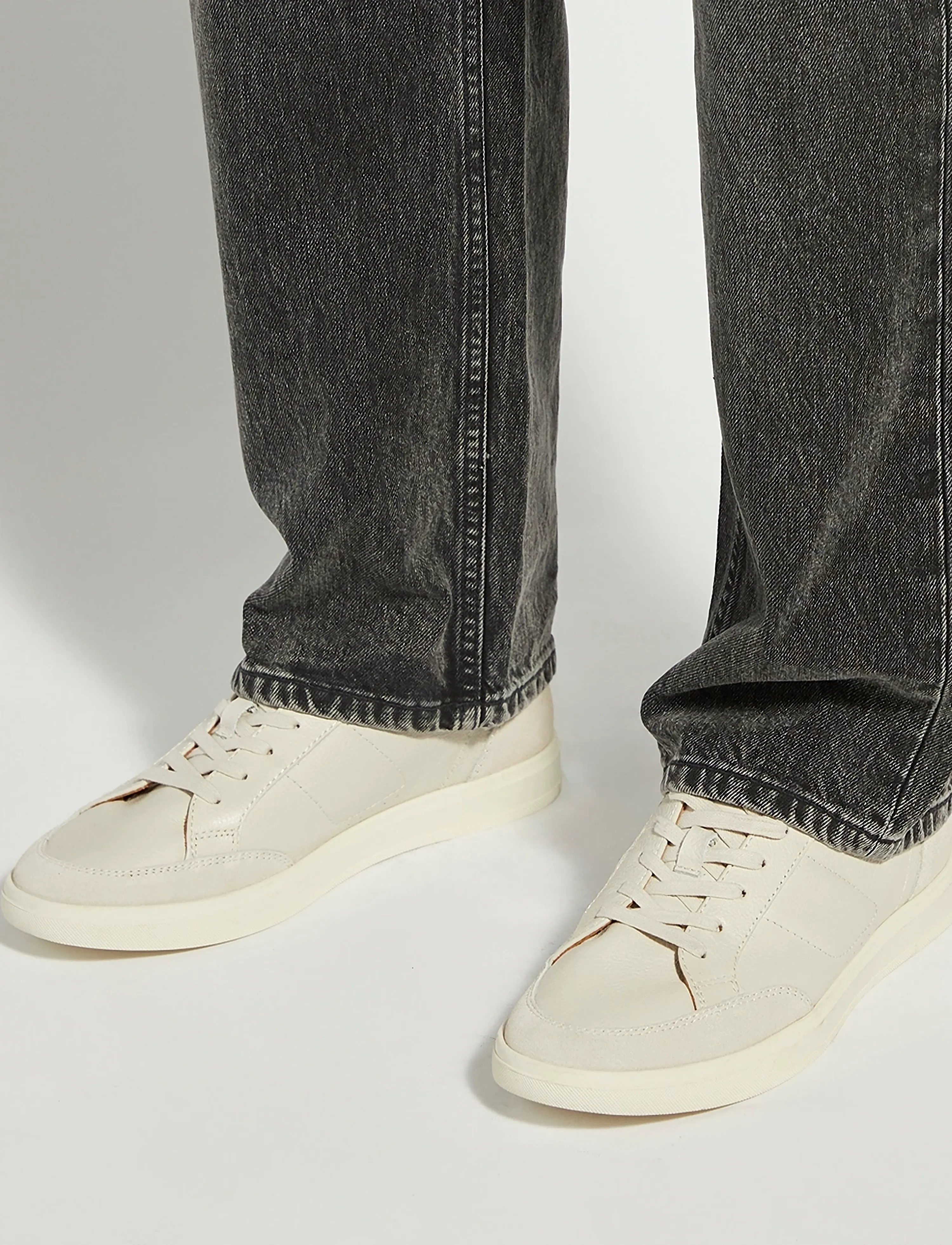 Dune London Tabor, 46, Cream, Sneakers > Sneakers Med Lav Top, Herre