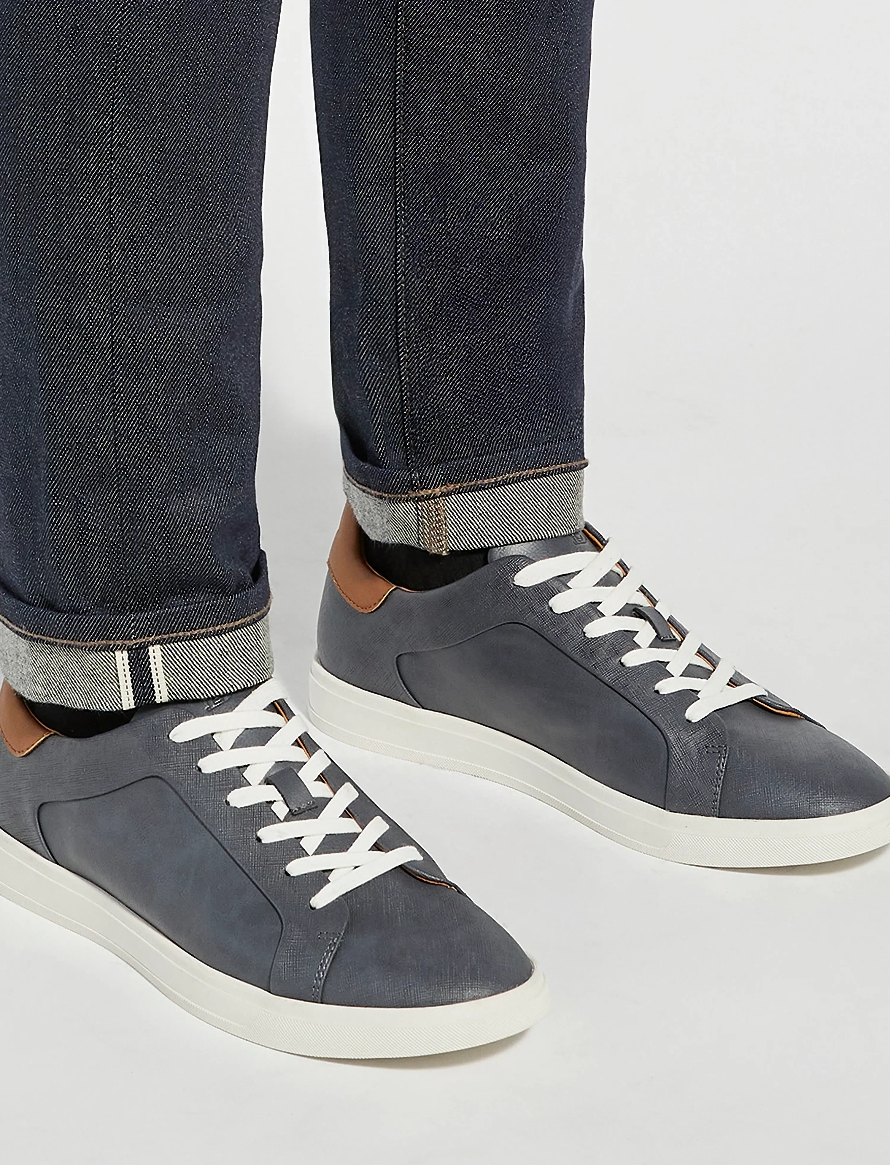 Dune London Traces, 41, Grey, Sneakers > Sneakers Med Lav Top, Herre