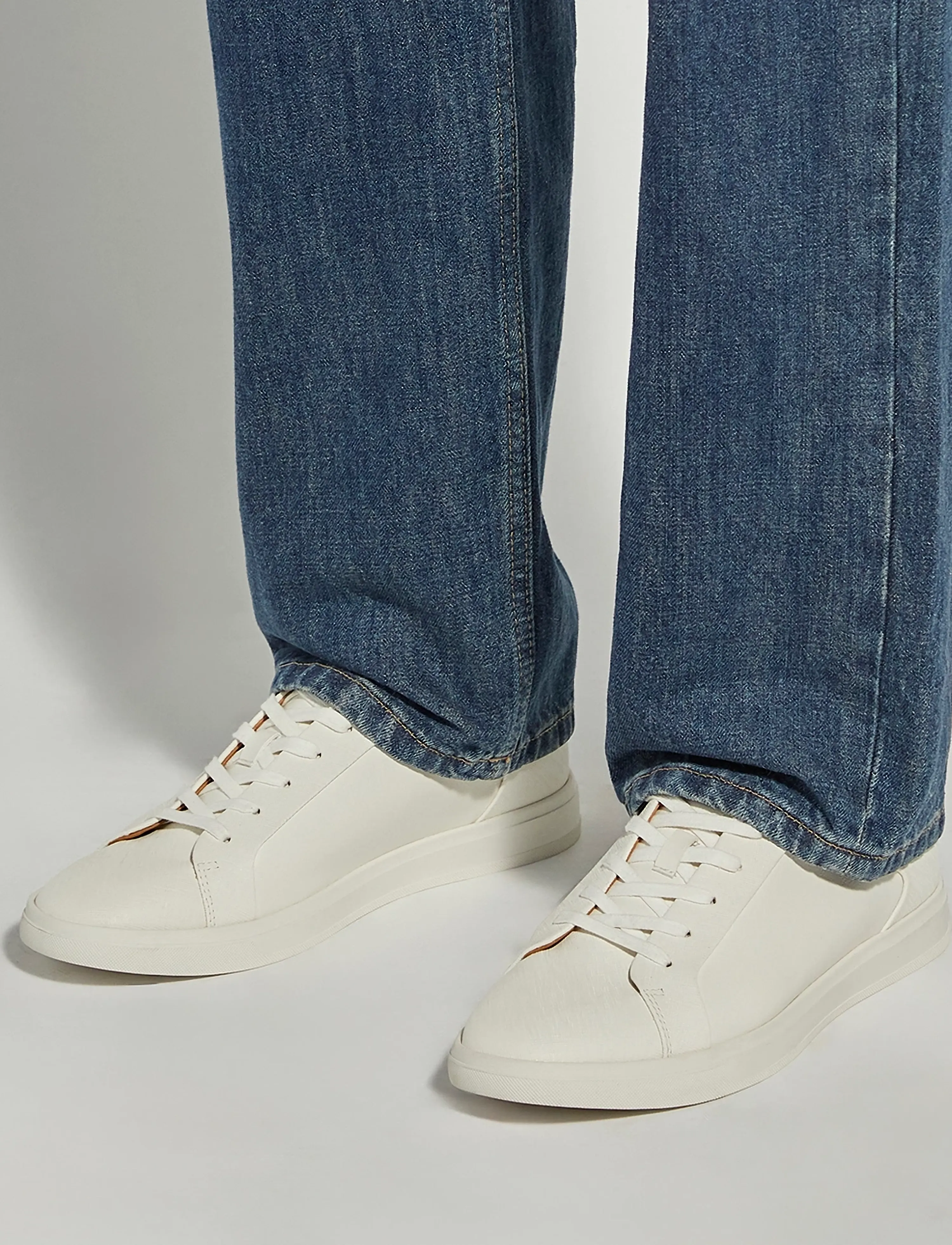 Dune London Traces, 46, White, Sneakers > Sneakers Med Lav Top, Herre