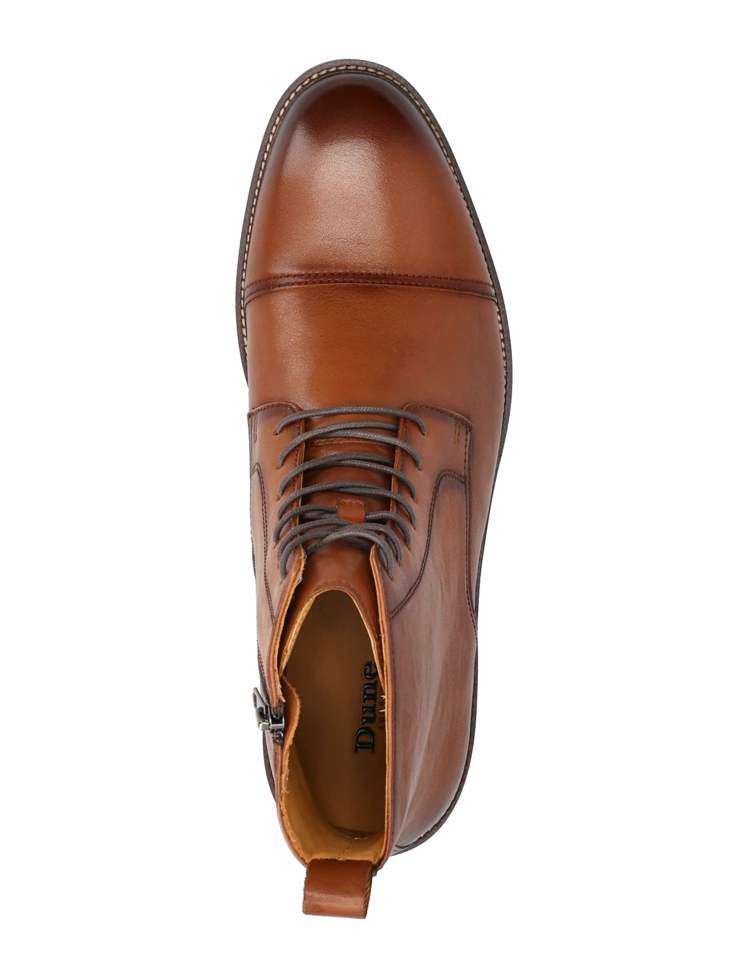 Dune London - MATIAS - bottes lacées - tan - 3