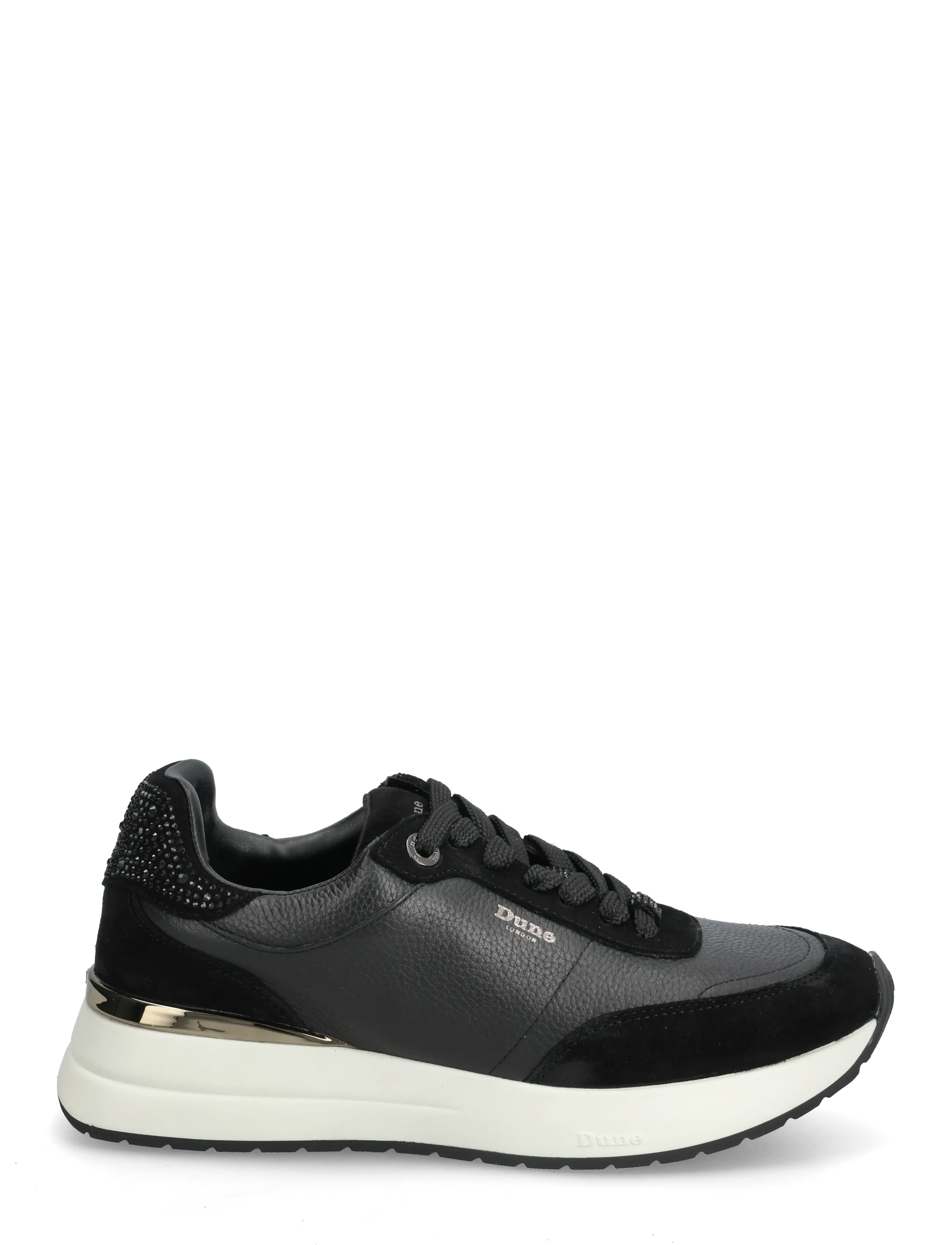 Dune London - emotion - sportiska stila apavi ar pazeminātu potītes daļu - black - 1