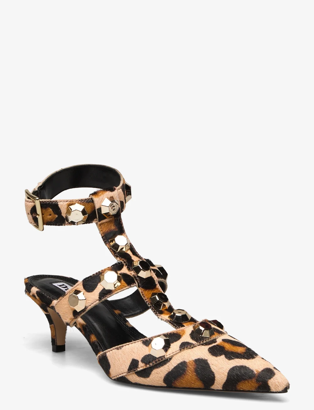 Dune leopard discount print sandals