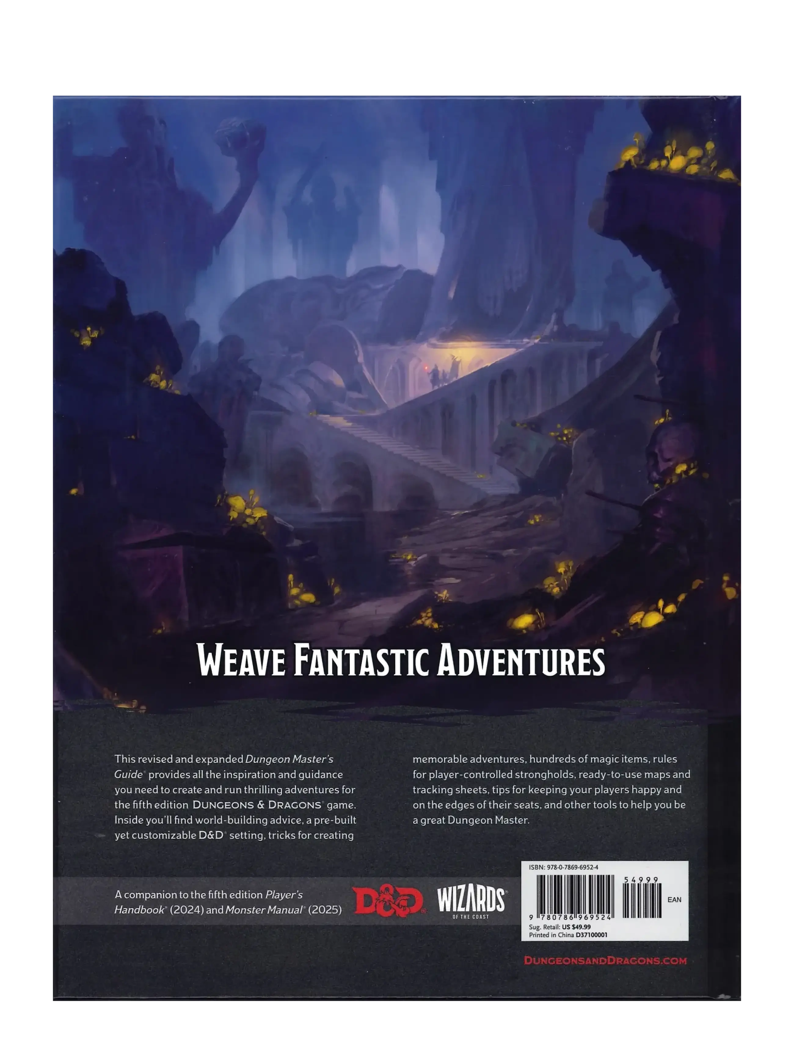 Dungeons & Dragons - D&D 2024 Dungeon Master's Guide - lauamängud - blue - 1