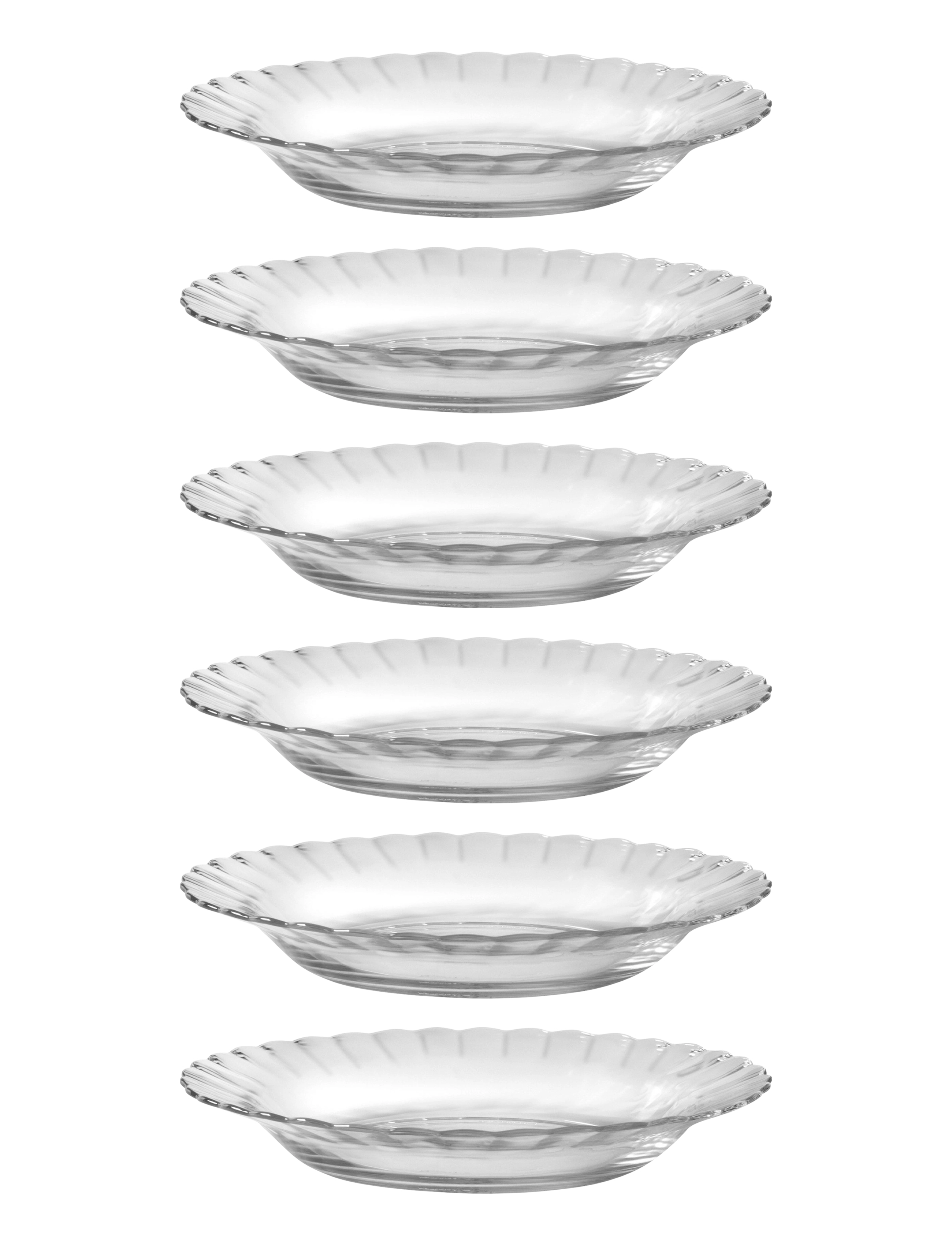 Duralex - Picardie Assiette Creuse x 6 - clear - 1