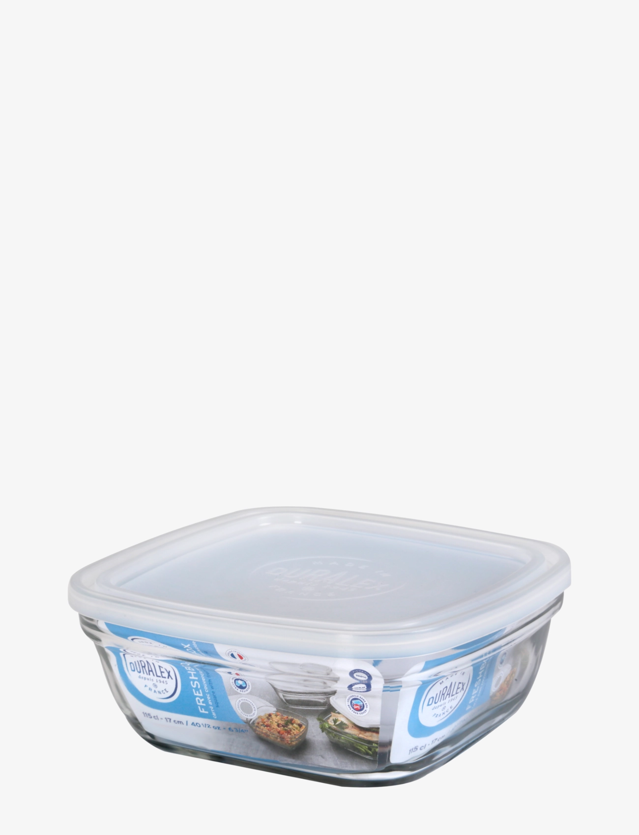 Duralex - Freshbox square with Lid - laveste priser - clear - 2
