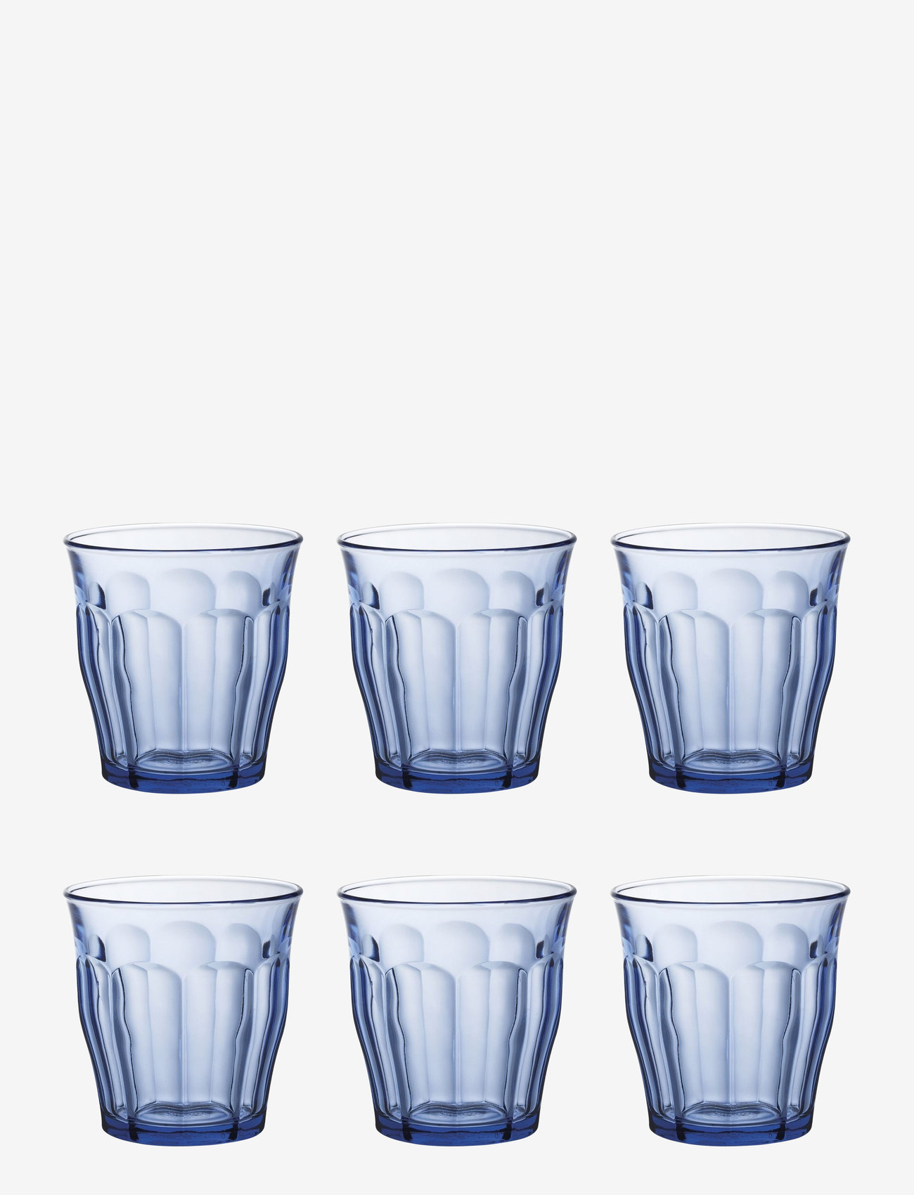 Duralex - Picardie Tumbler x 6 - drinking glasses & tumblers - blue - 1