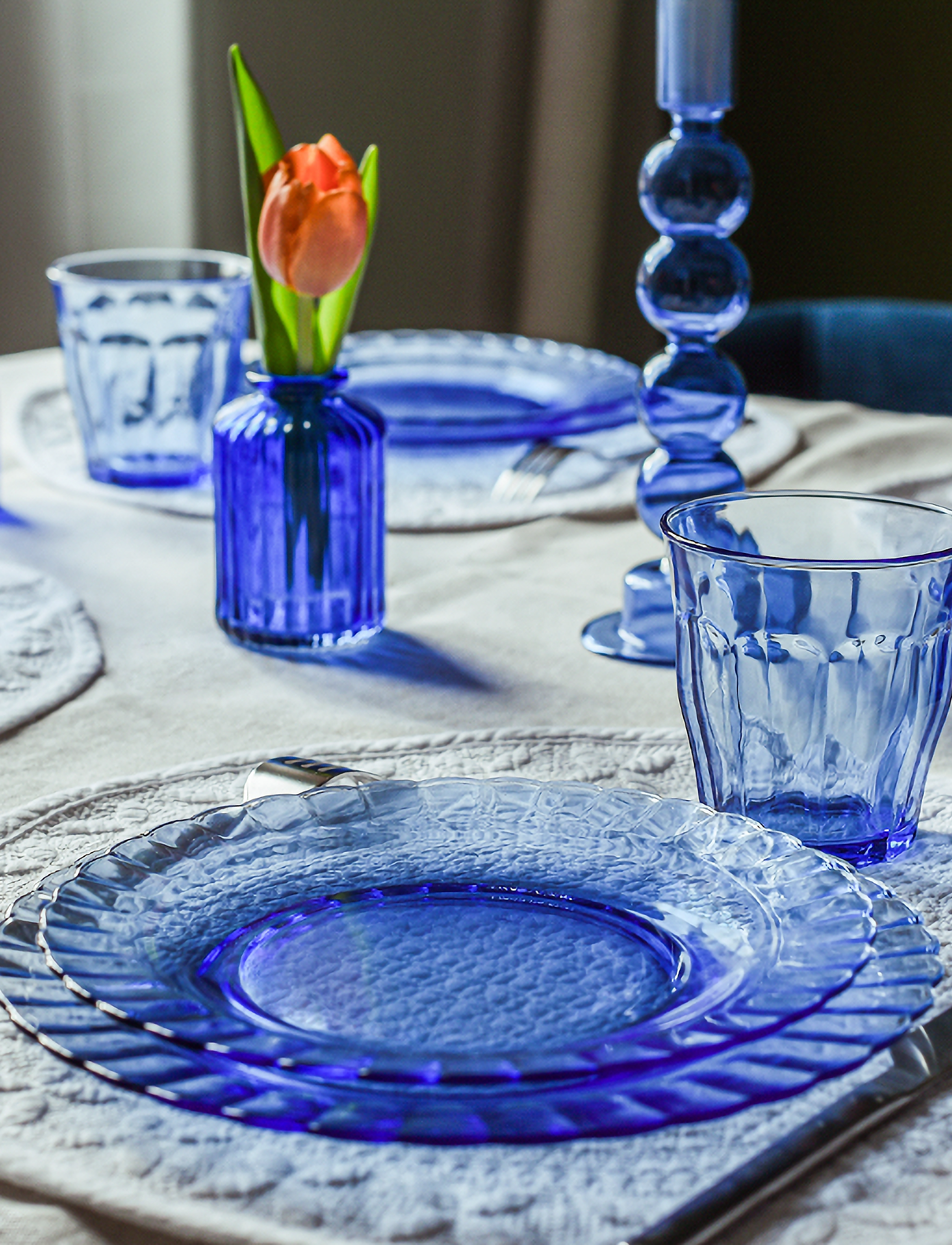Duralex - Picardie Tumbler x 6 - trinkgläser - blue - 3