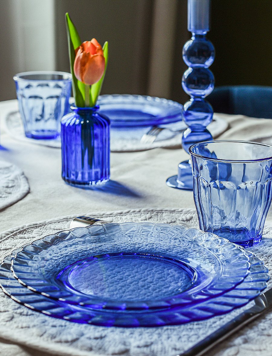Duralex - Picardie Tumbler x 6 - die niedrigsten preise - blue - 3