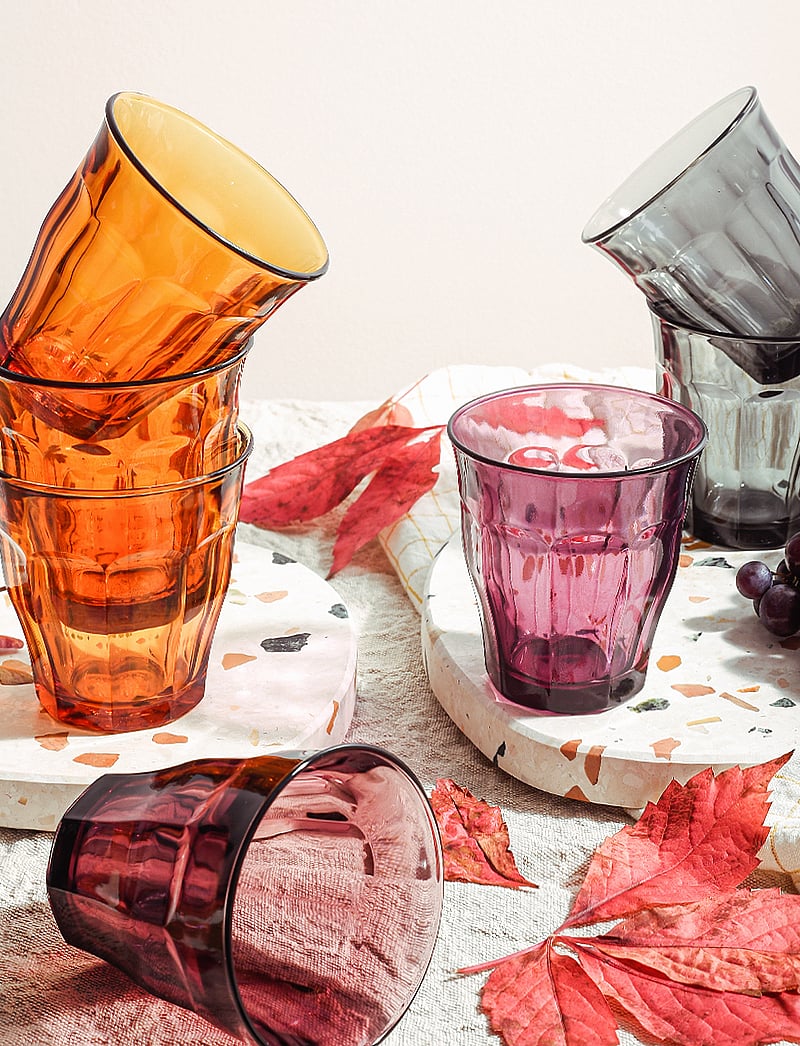 Duralex - Picardie Tumbler x 6 - die niedrigsten preise - amber - 4