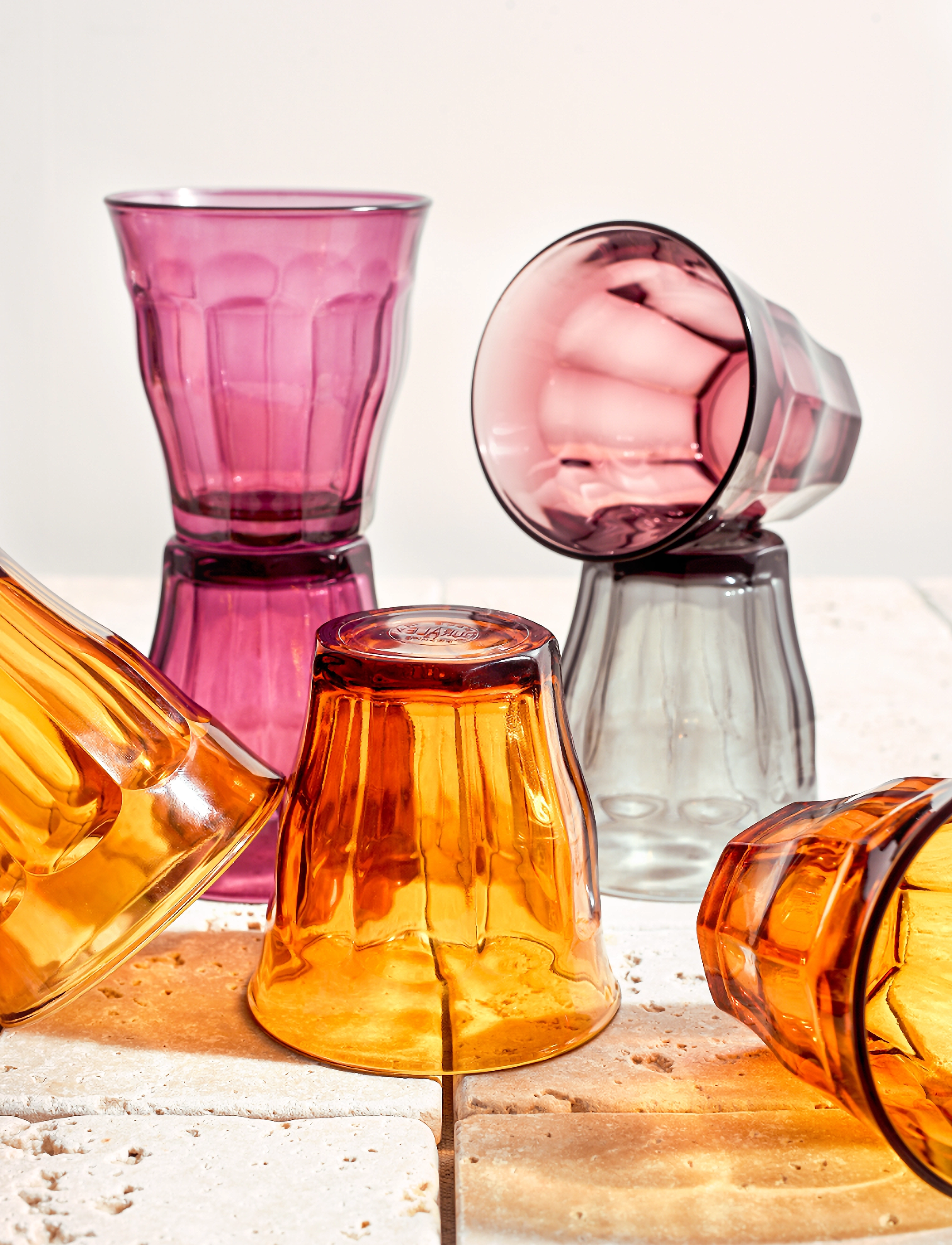Duralex - Picardie Tumbler x 6 - drikkeglas - amber - 5